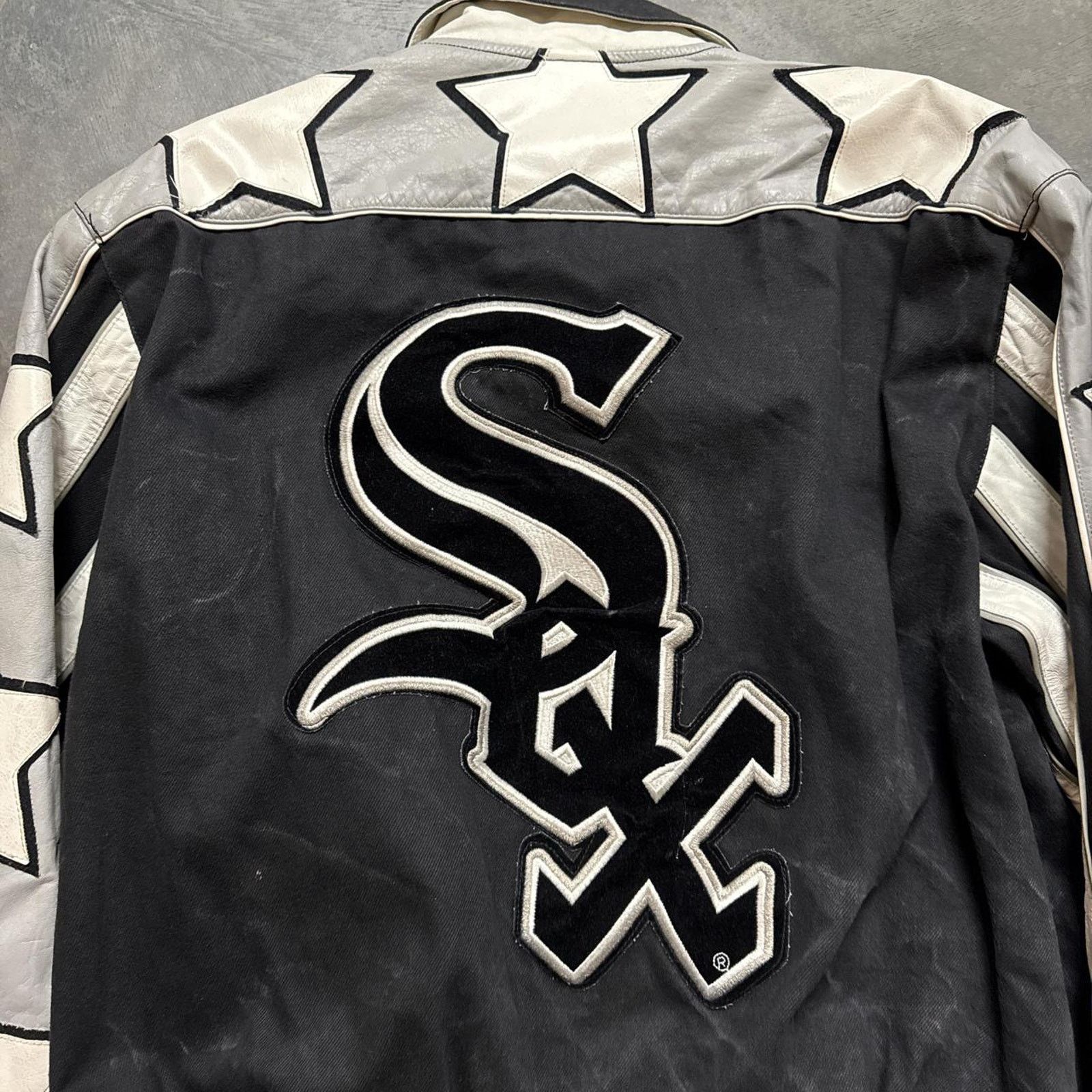 Vintage Vintage 90s Jeff Hamilton Chicago White Sox Leather Jacket Size US L / EU 52-54 / 3 - 2 Thumbnail