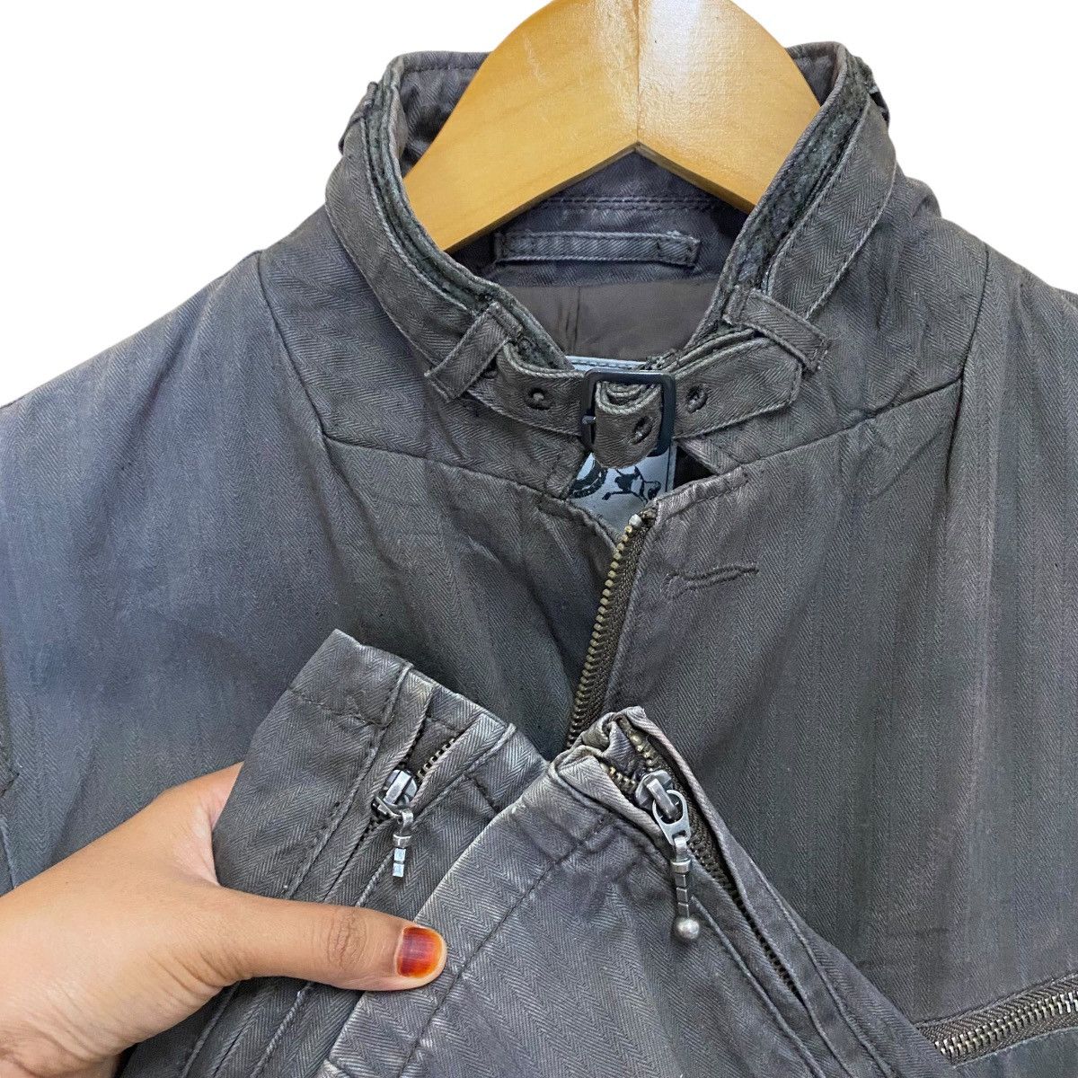 If Six Was Nine × Japanese Brand × Vintage URBAN FUNCION DESIGN LGB IF SIX WAS NINE ZIPPER JACKET Size US M / EU 48-50 / 2 - 9 Thumbnail