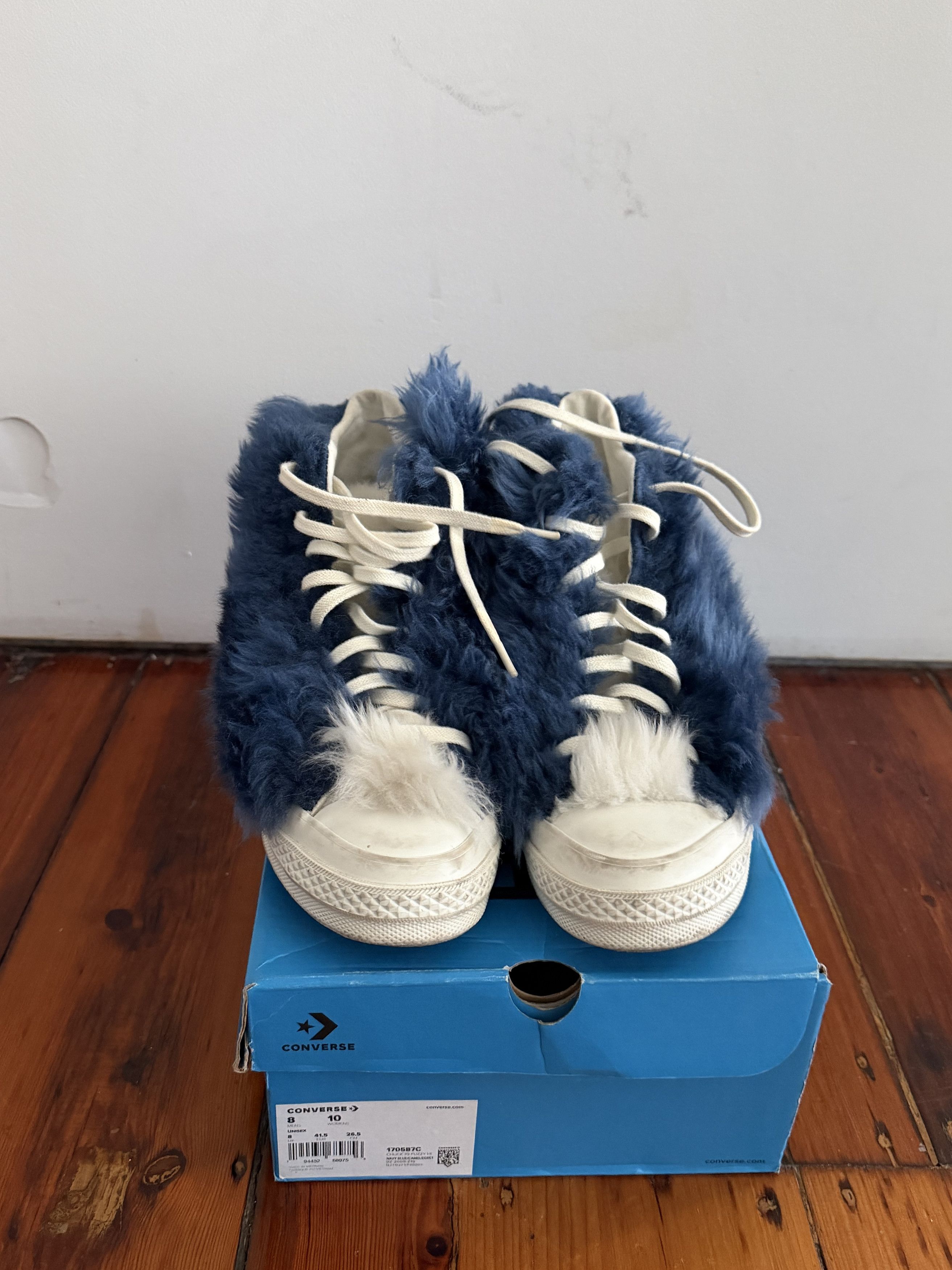 Ambush Design Converse x Ambush Chuck 70 Fuzzy Hi sneakers Size US 8 / EU 41 - 5 Thumbnail