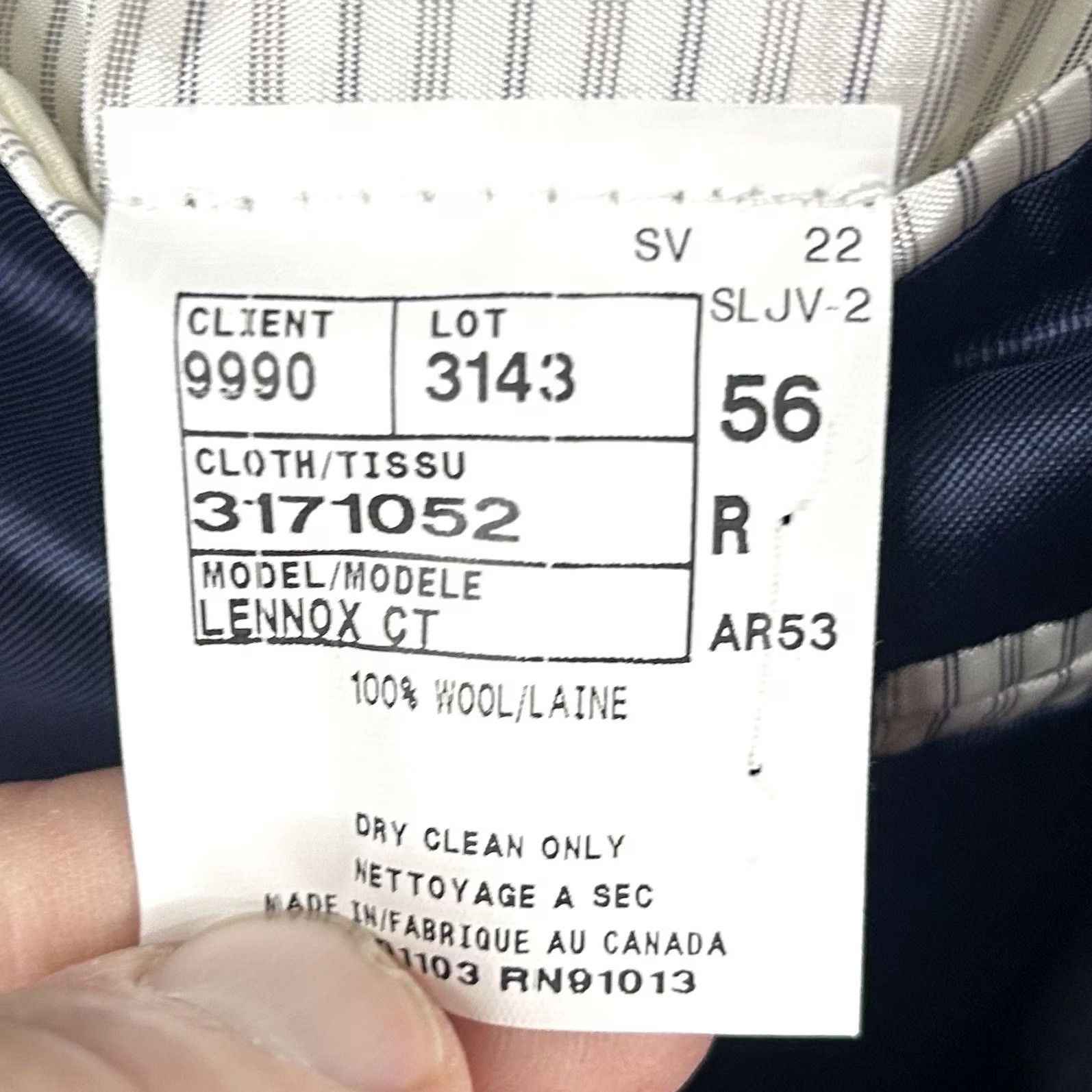 Jack Victor Jack Victor Sport Coat 56R Lennox Wool Gray Plaid Two-Button Double-Vented Mens Big & Tall Jacket Coat Size US XS / EU 42 / 0 - 4 Thumbnail
