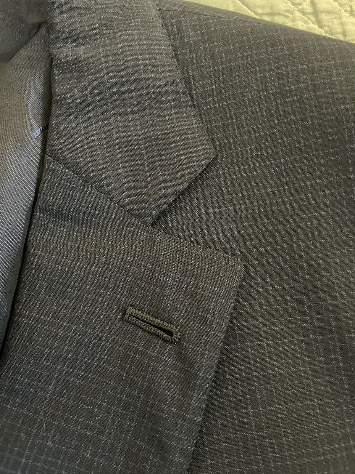 Isaia Tropical Weight Wool Suit Size 46L - 6 Thumbnail