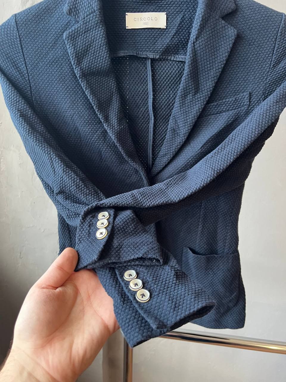 Circolo 1901 CIRCOLO 1901 CLASSIC BUTTON WOMEN SOLID BLAZER SIZE 38 Size XS / US 0-2 / IT 36-38 - 6 Thumbnail