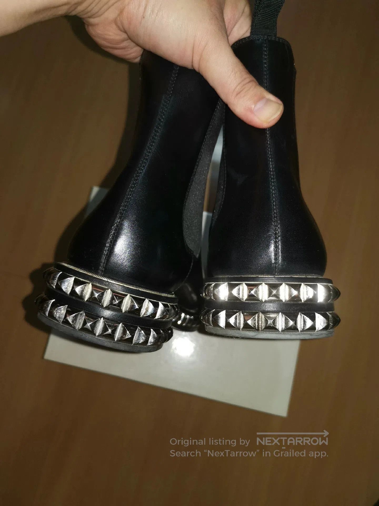 Christian Louboutin Christian Louboutin Studded Chelsea Ankle Boots. Size US 10.5 / EU 43-44 - 6 Thumbnail