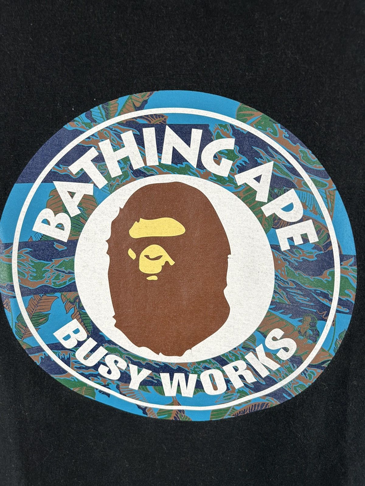 Bape Banana Camo Busy Works Tee Size US L / EU 52-54 / 3 - 3 Thumbnail