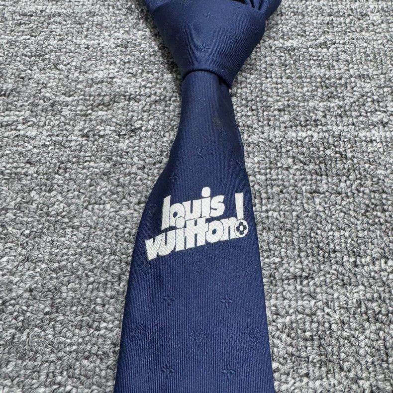 Louis Vuitton Louis Vuitton Full print embroidered tie Nextarrow-2505 Size ONE SIZE - 2 Thumbnail