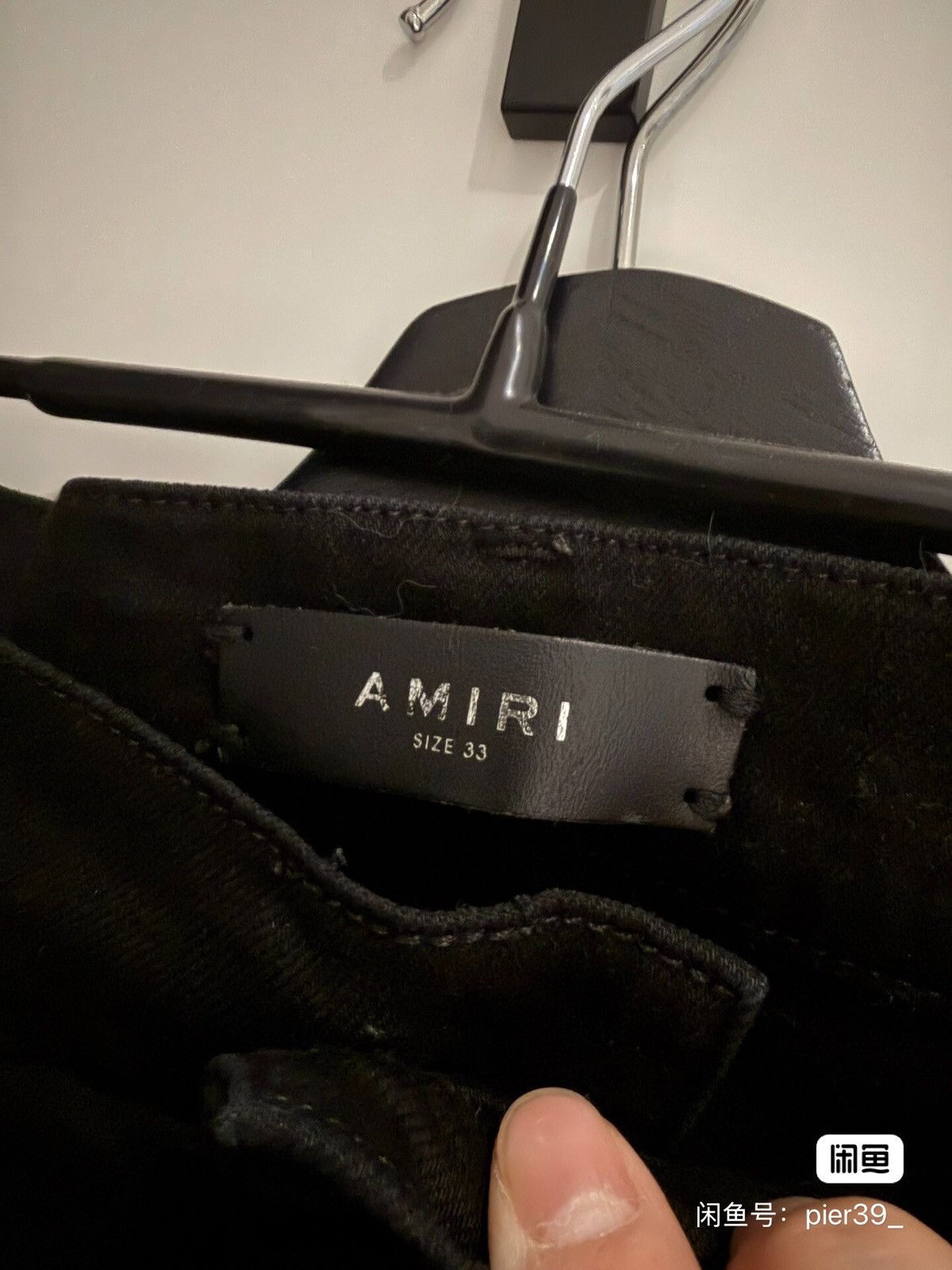 Amiri Amiri Classic Black MX1 Jeans-2506XY Size US 33 - 3 Thumbnail