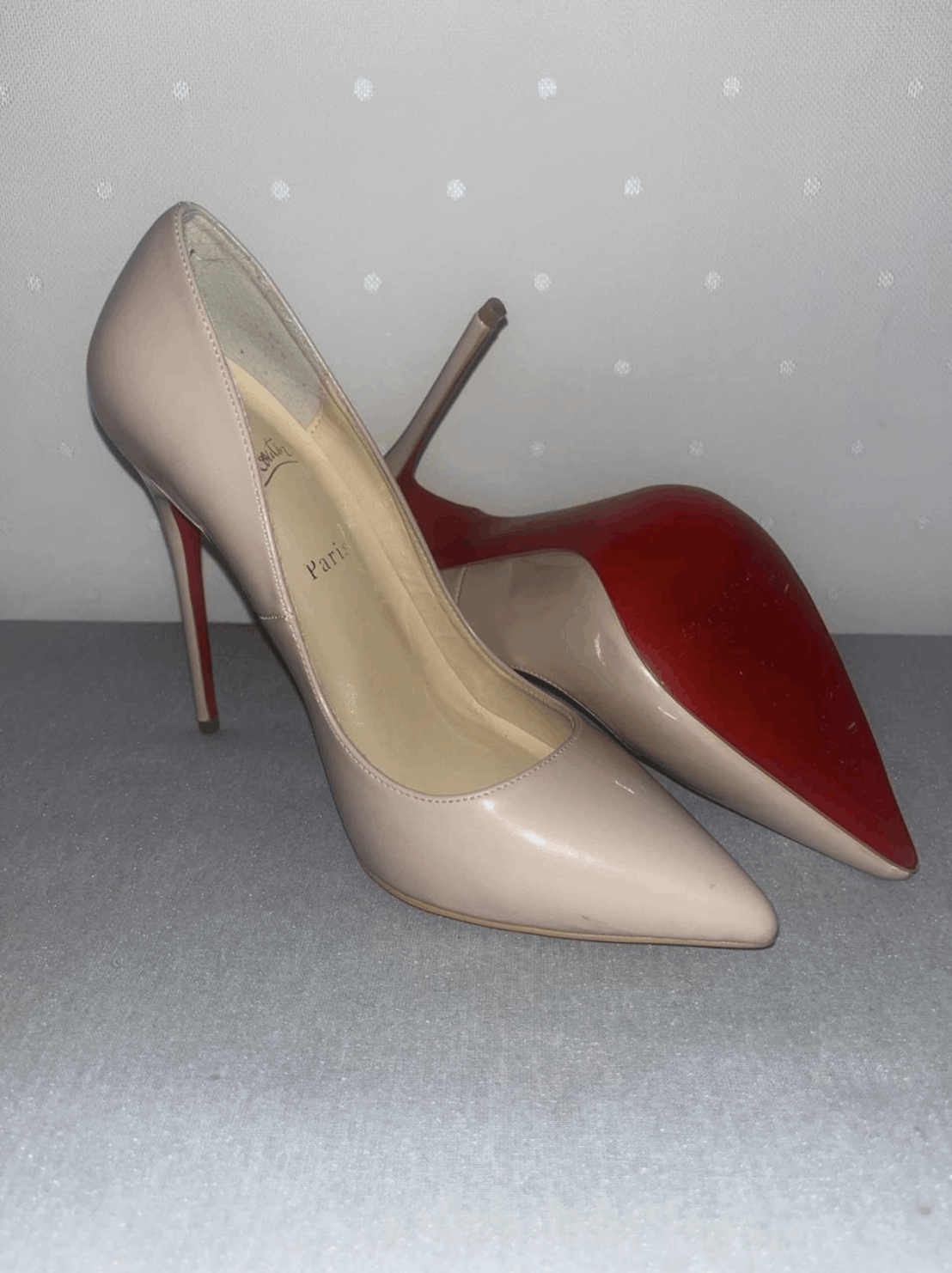 Christian Louboutin Authentic Christian Louboutin So Kate Nude Pumps Size US 9.5 / IT 39.5 - 1 Thumbnail