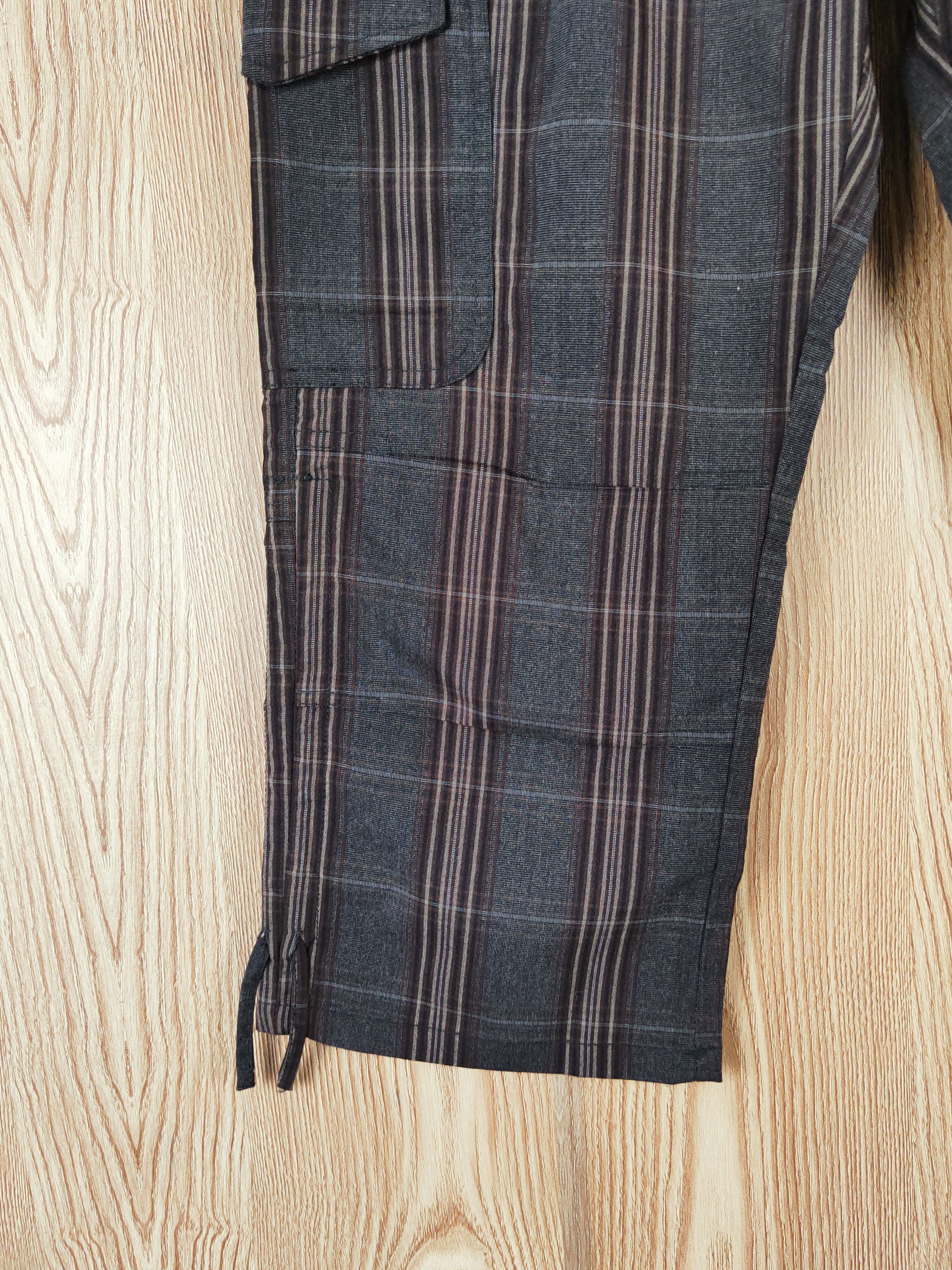 Japanese Brand Mossimo Black Brown Multipocket Short Pants #W333 Size 32" / US 10 / IT 46 - 4 Thumbnail