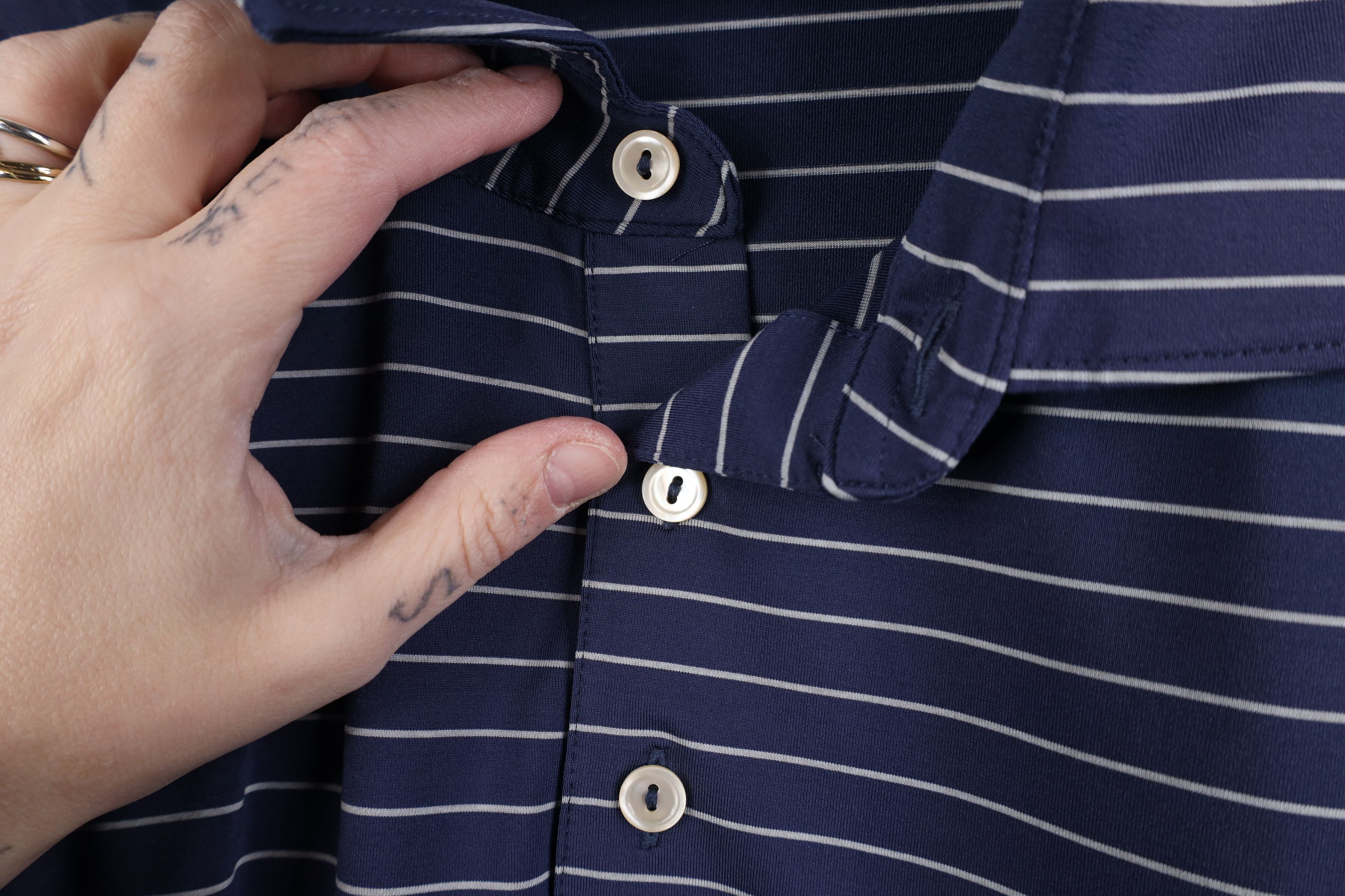 Peter Millar Peter Millar Summer Comfort Knit Golf Polo Shirt Blue Size US XXL / EU 58 / 5 - 4 Thumbnail