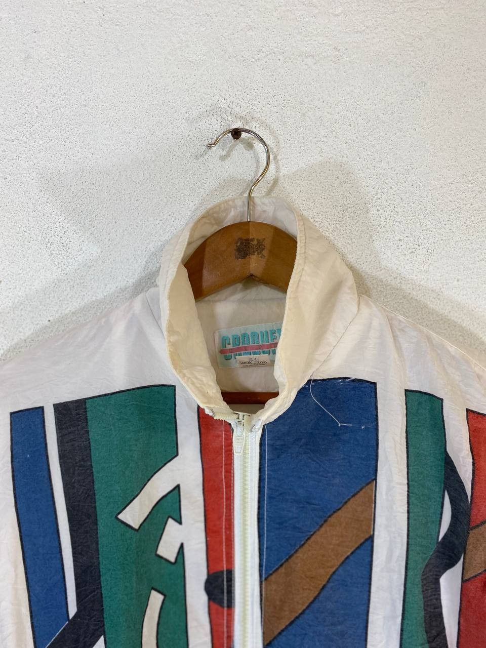 Vintage vintage art design light jacket nice design Size US L / EU 52-54 / 3 - 2 Thumbnail