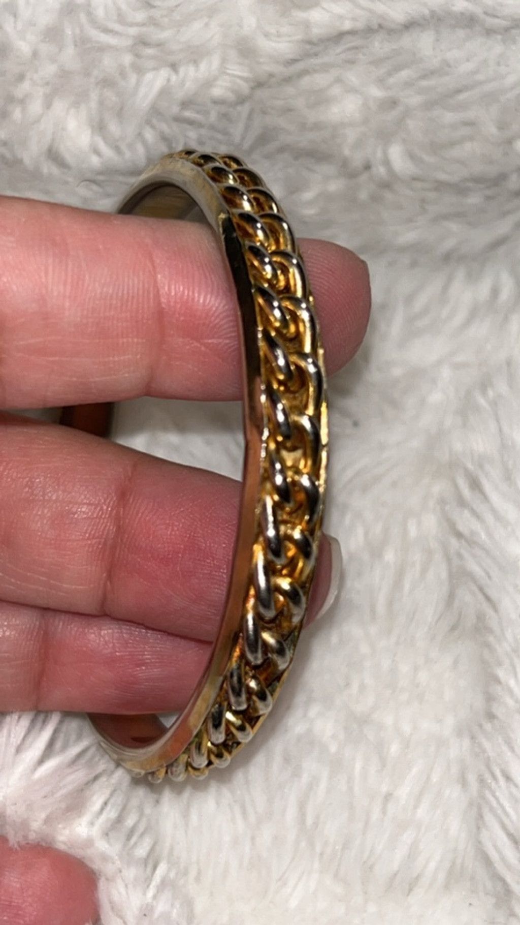The Unbranded Brand Women's Unbranded Bracelet One Size Gold Silver Chain Link Size ONE SIZE - 2 Thumbnail