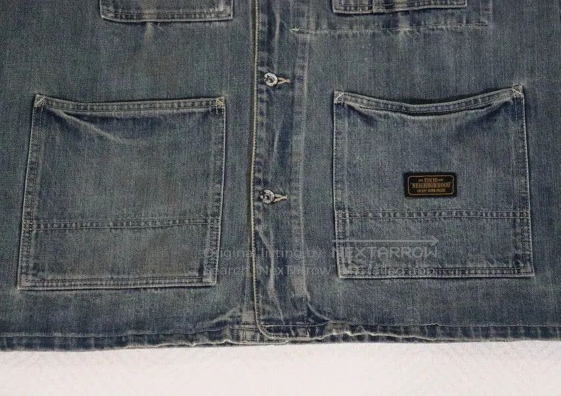 Neighborhood Neighborhood 18ss Savage Coverall Denim Jacket. Size US XL / EU 56 / 4 - 4 Thumbnail