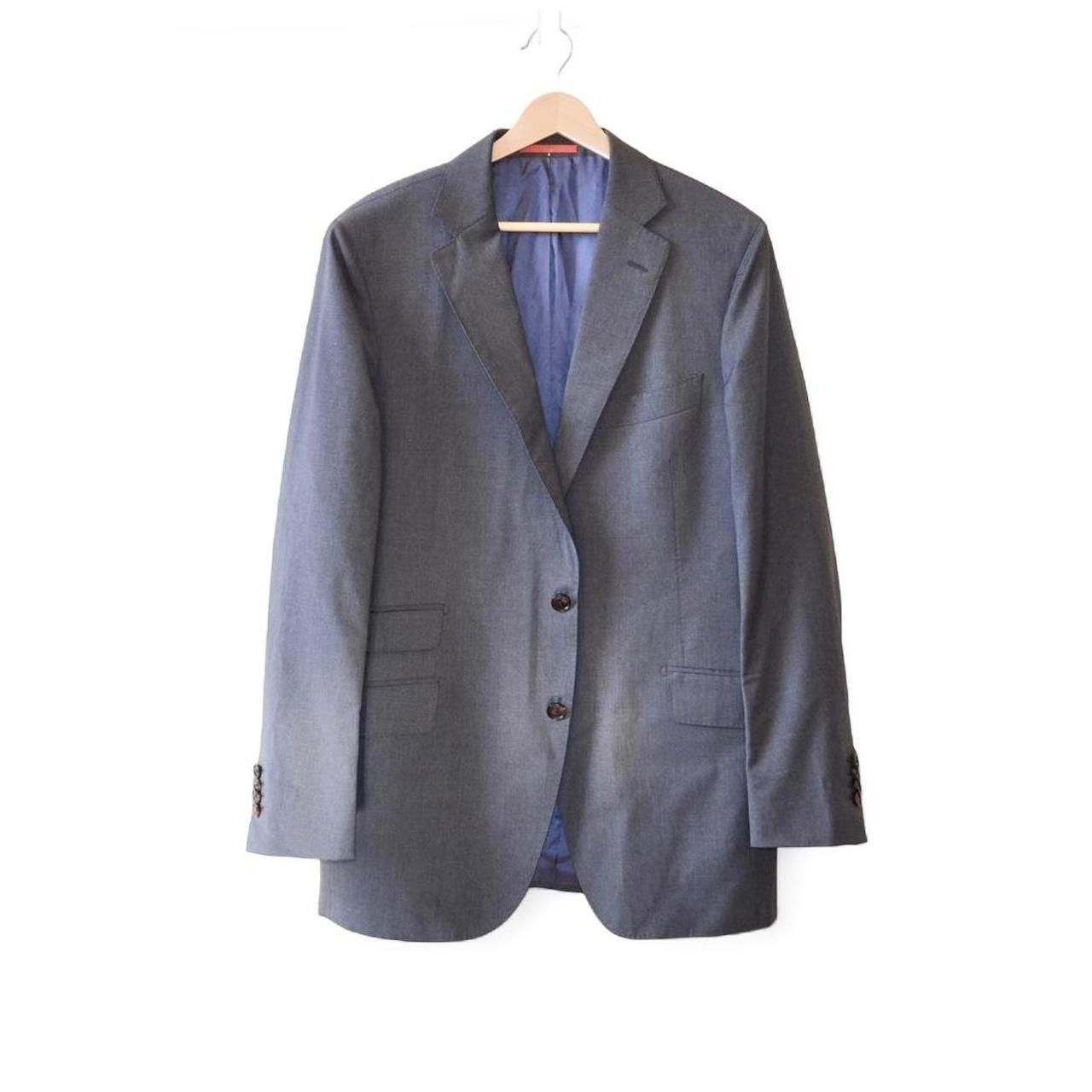Suitsupply Suitsupply Sienna slim Guabello 130s grey wool jacket 40R Size 40R - 2 Thumbnail
