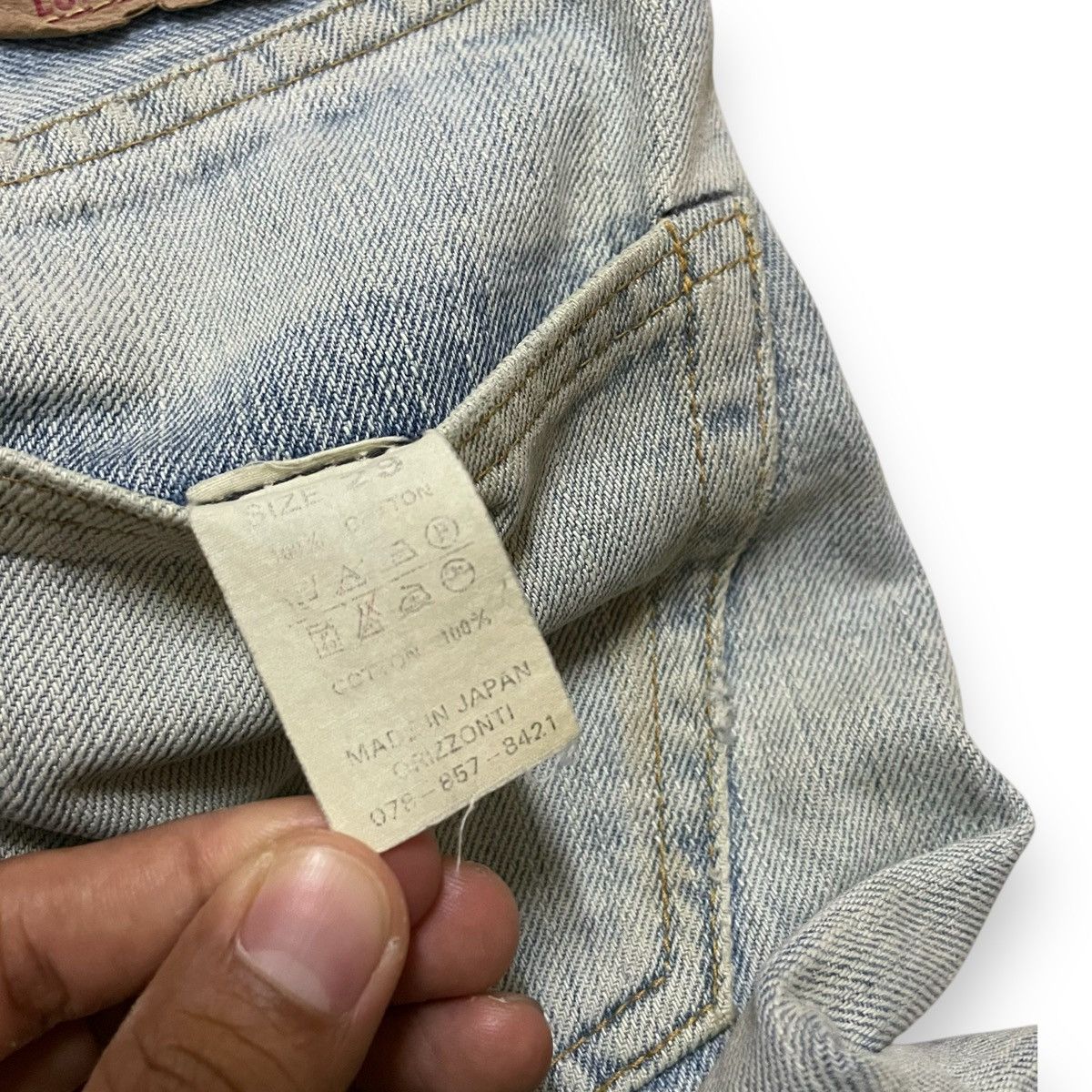 Denime ORIGINAL JAPAN AUTHENTIC DENIME RUSTY JEANS (28×39) Size US 28 / EU 44 - 10 Thumbnail