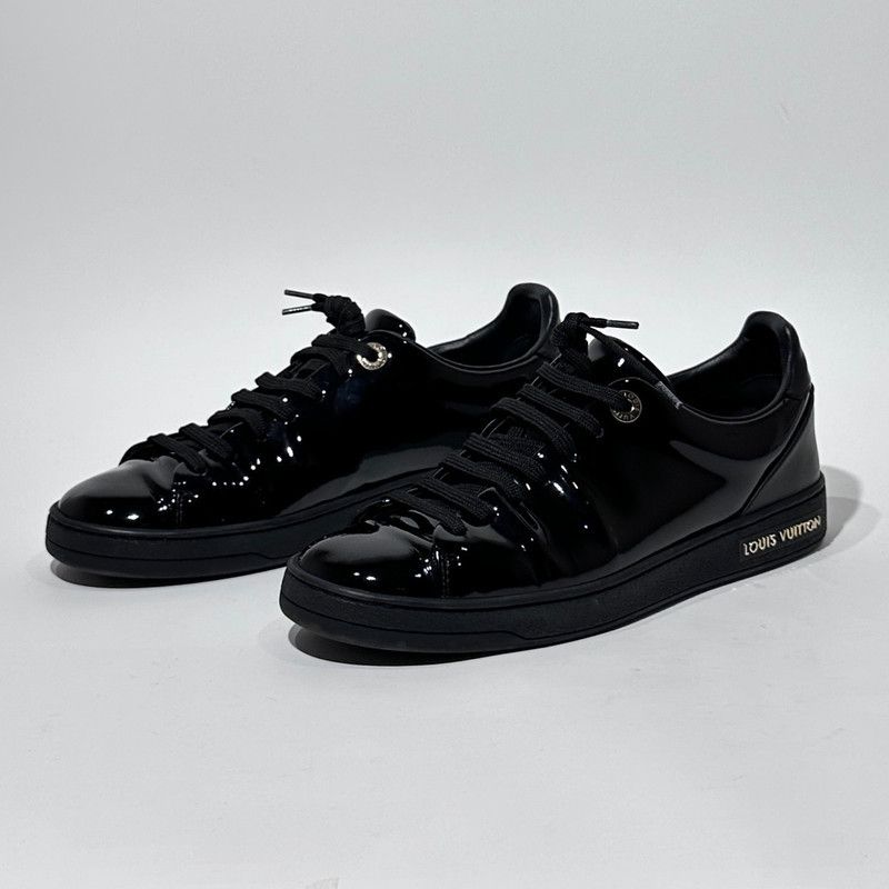 Louis Vuitton Louis Vuitton Stylish Black Sneakers for Casual Wear 0079 Size US 5 / EU 37 - 1 Thumbnail