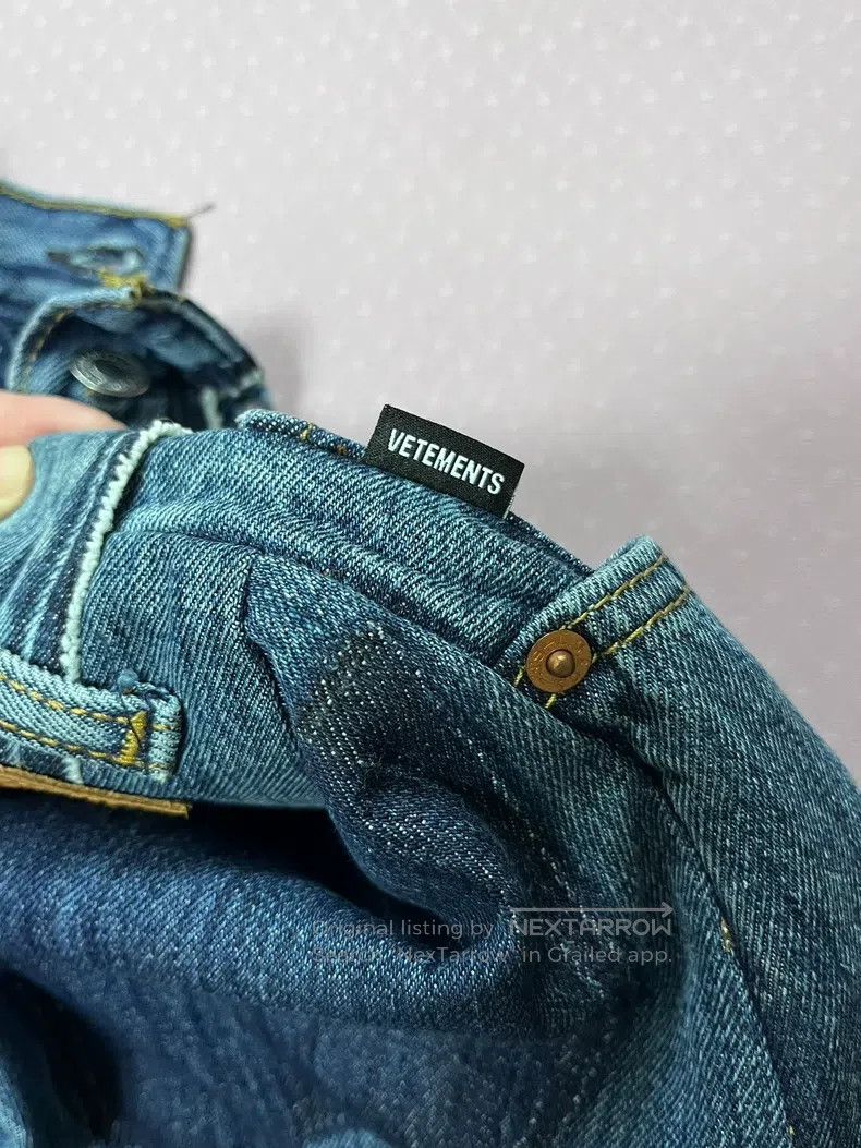 Vetements Vetements size XS 3D Patchwork Denim Pants Size 22" - 4 Thumbnail