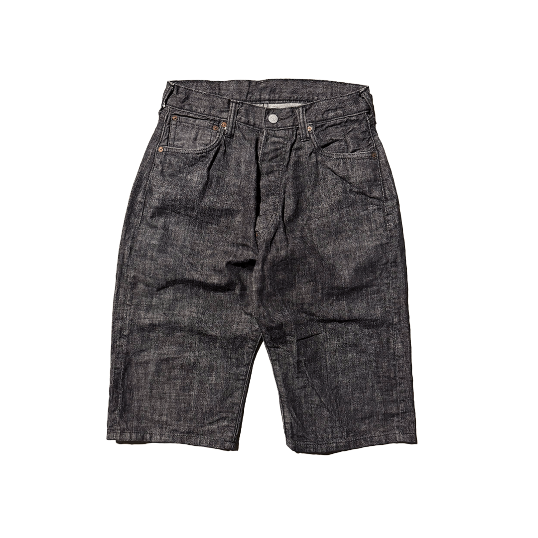 Evisu Evisu Cat Face Dark Blue Short (31x35) Size US 31 - 1 Thumbnail