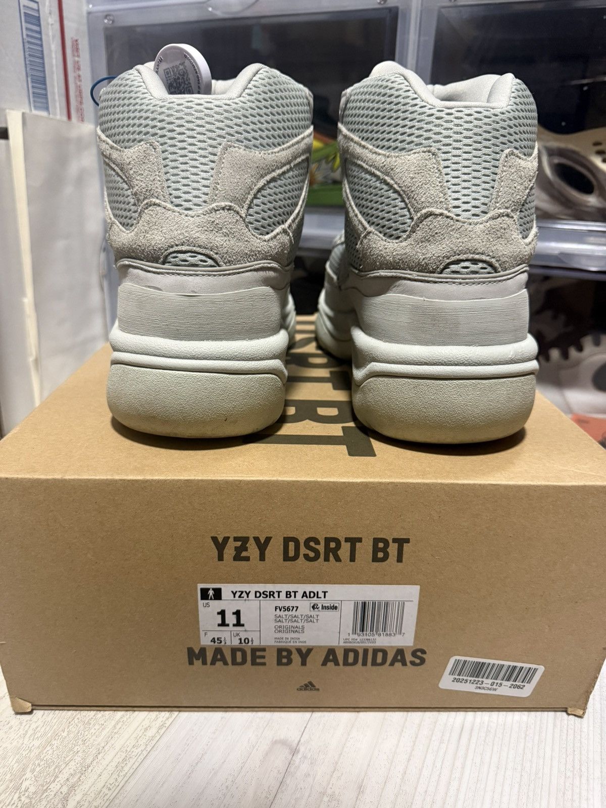 Adidas × Kanye West Adidas Yeezy Desert Boot Salt Size US 11 / EU 44 - 2 Thumbnail