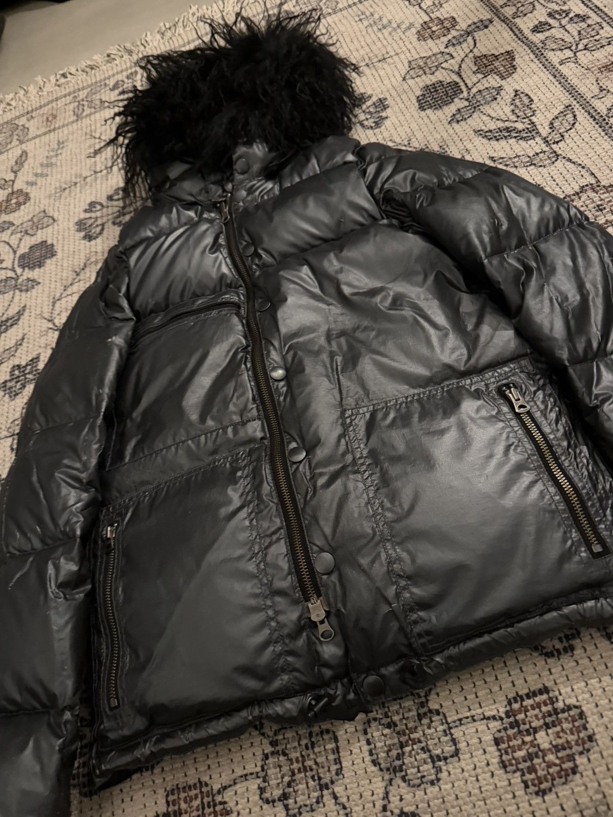 Le Grande Bleu (L.G.B.) L.G.B Reversible Pilot Puffer with fur Size US S / EU 44-46 / 1 - 13 Thumbnail