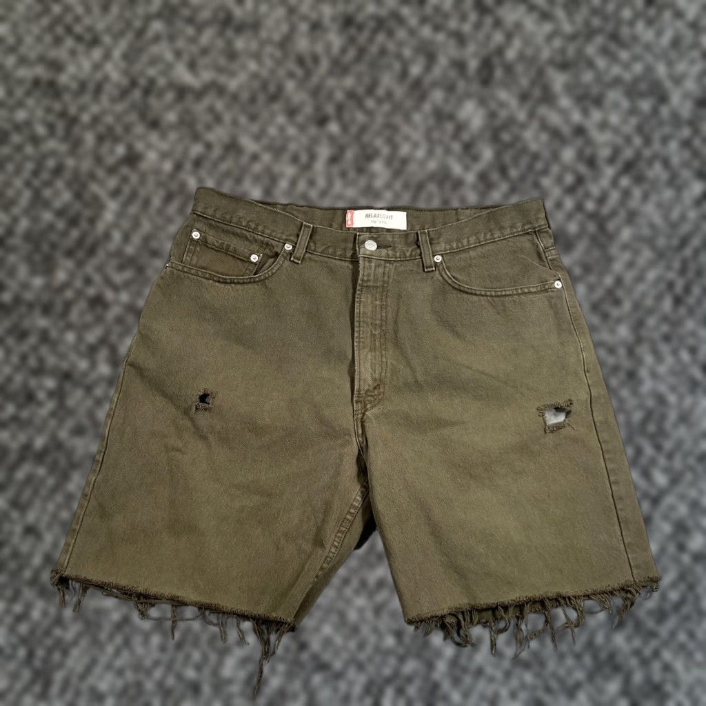 Levi's Levi's 550 Bermuda Shorts Mens 36 Green Cotton Casual Travel Summer 8" Inseam Size US 36 / EU 52 - 1 Thumbnail
