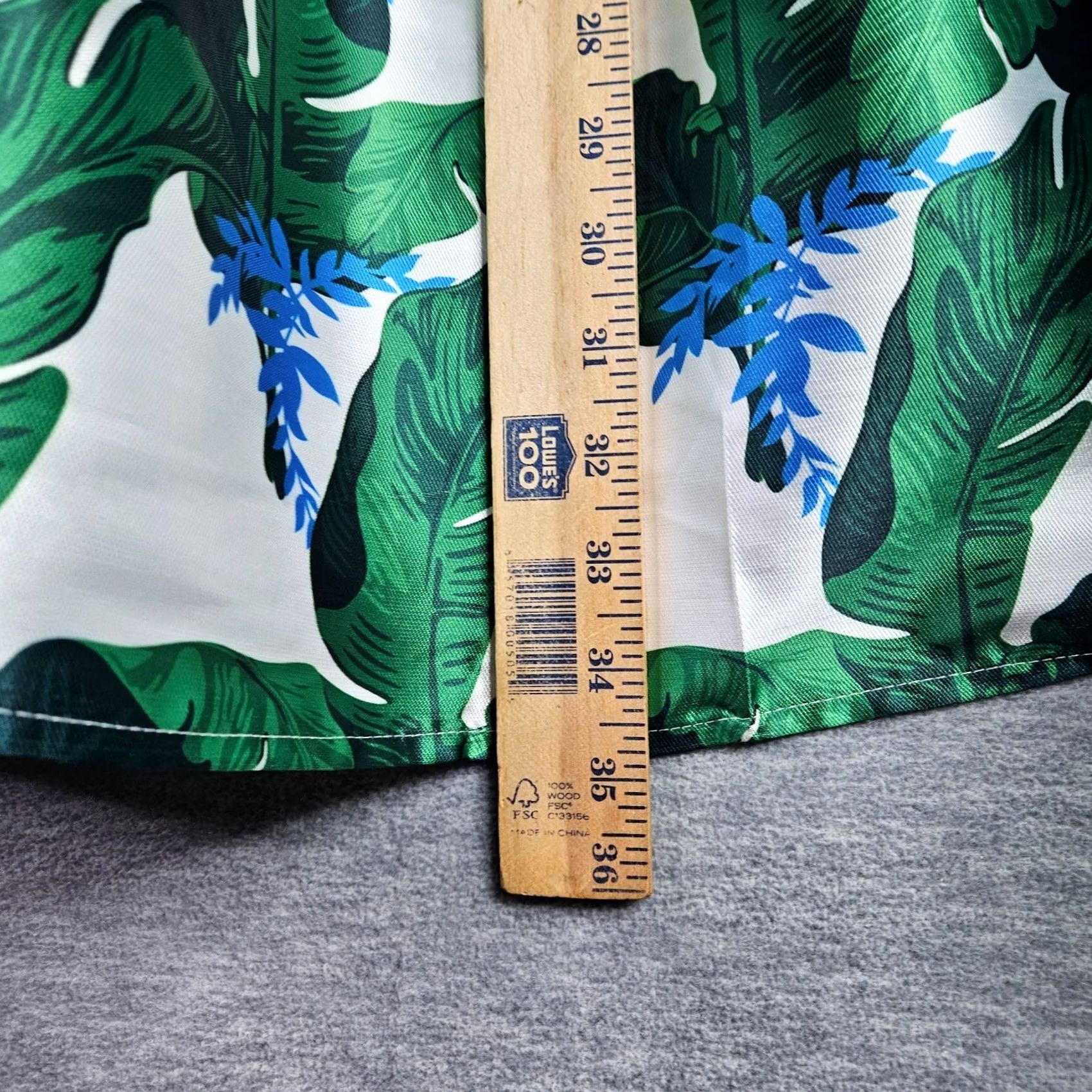 Vintage Blaque Label Dress New M Green Leaf Print Fit Flare Sleeveless Tropical Sz Size M / US 6-8 / IT 42-44 - 7 Thumbnail
