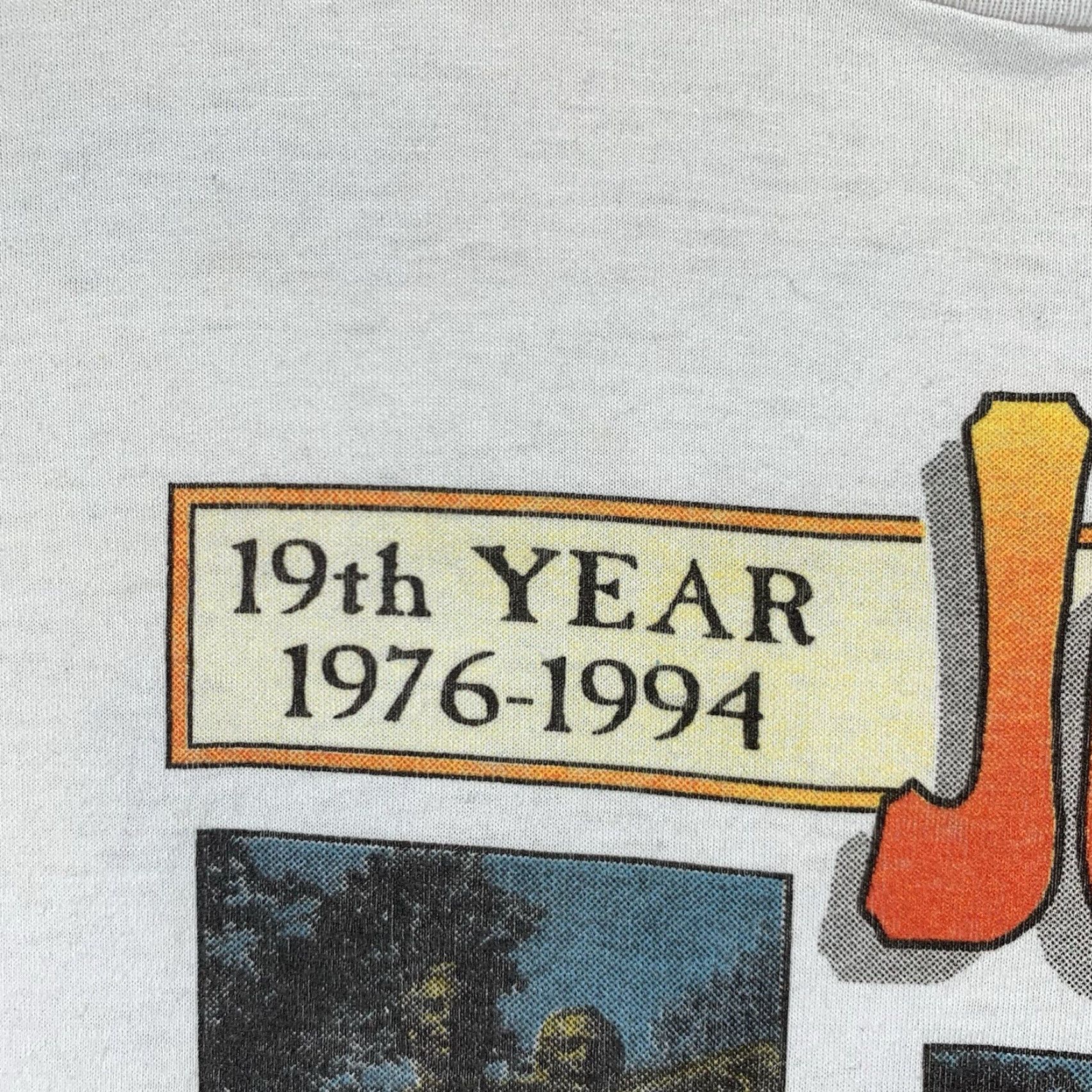 Fruit Of The Loom VINTAGE Nauvoo Illinois T-Shirt Men XL White 90s Retro Double-Sided Graphic Tee Size US XL / EU 56 / 4 - 5 Thumbnail