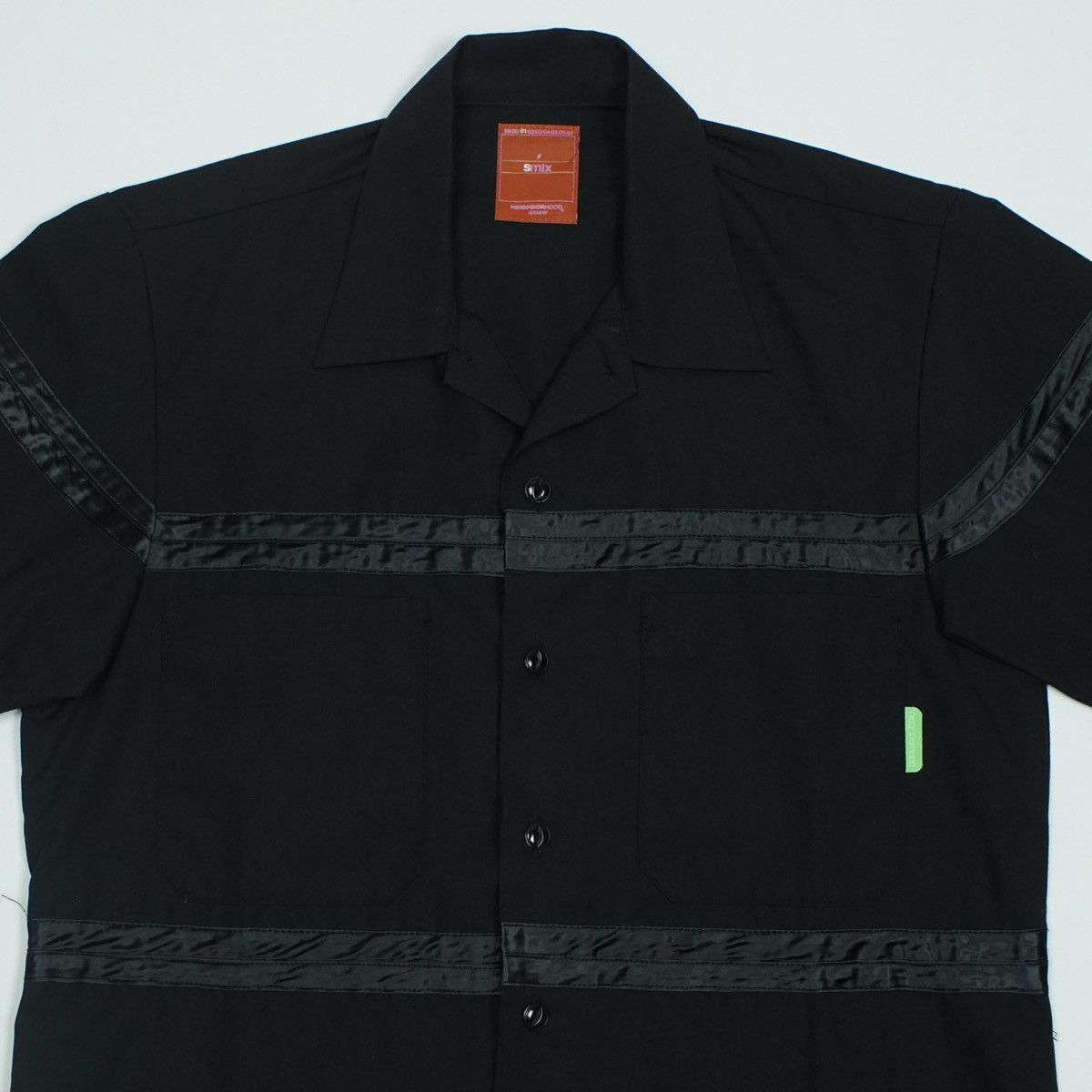 Neighborhood *NoTariff 2001 Neighborhood Satin Stripe Bowling Shirts Size US S / EU 44-46 / 1 - 2 Thumbnail