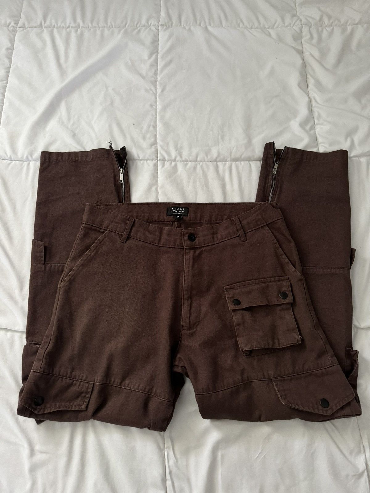 Boohoo × Other Brown cargos Size US 34 / EU 50 - 1 Thumbnail