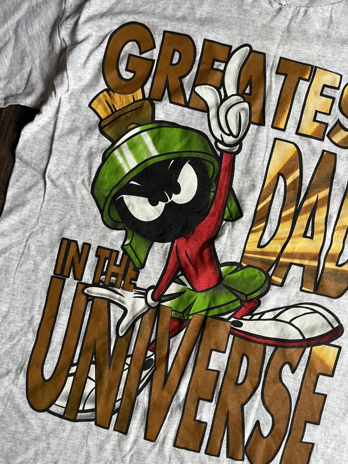 Vintage × Warner Bros Vintage 90s Looney Tunes 'Greatest Dad In The Universe' Size US L / EU 52-54 / 3 - 3 Thumbnail
