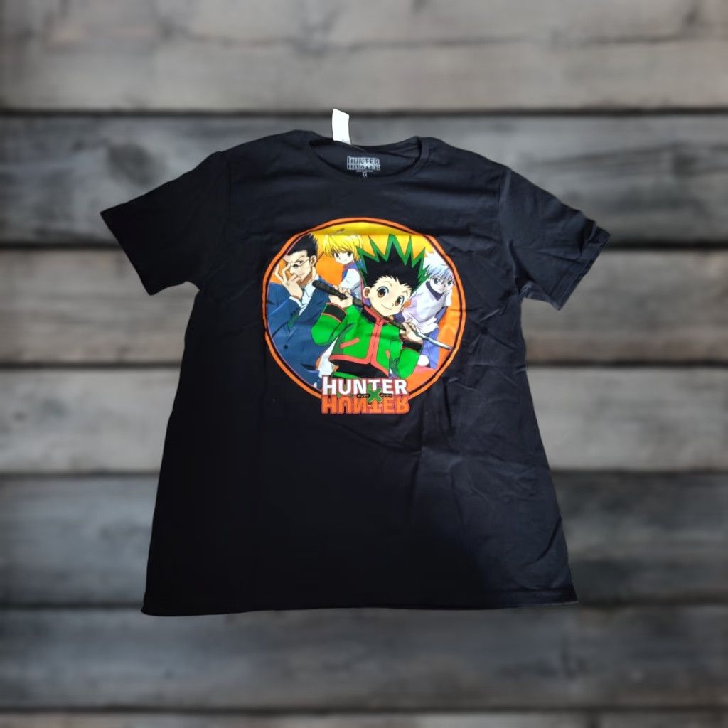 Hunter V.N.M. Men's Black Hunter X Hunter Graphic T-Shirt Crew Neck Regular Fit Size M Anime Size US M / EU 48-50 / 2 - 1 Thumbnail
