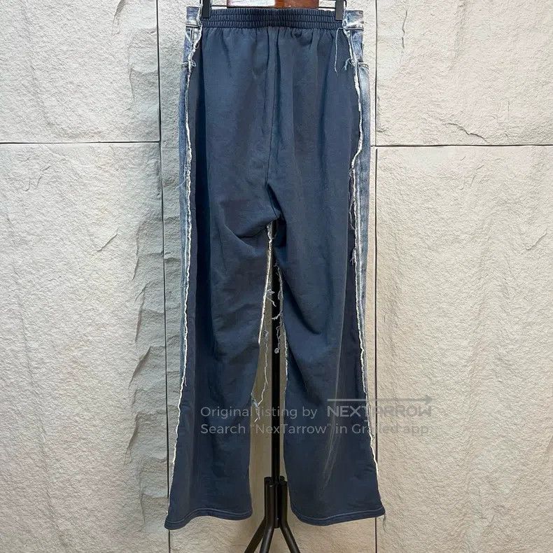 Balenciaga Balenciaga size XS Denim Sweatpants with Front and Back Pa Size US 27 - 2 Thumbnail