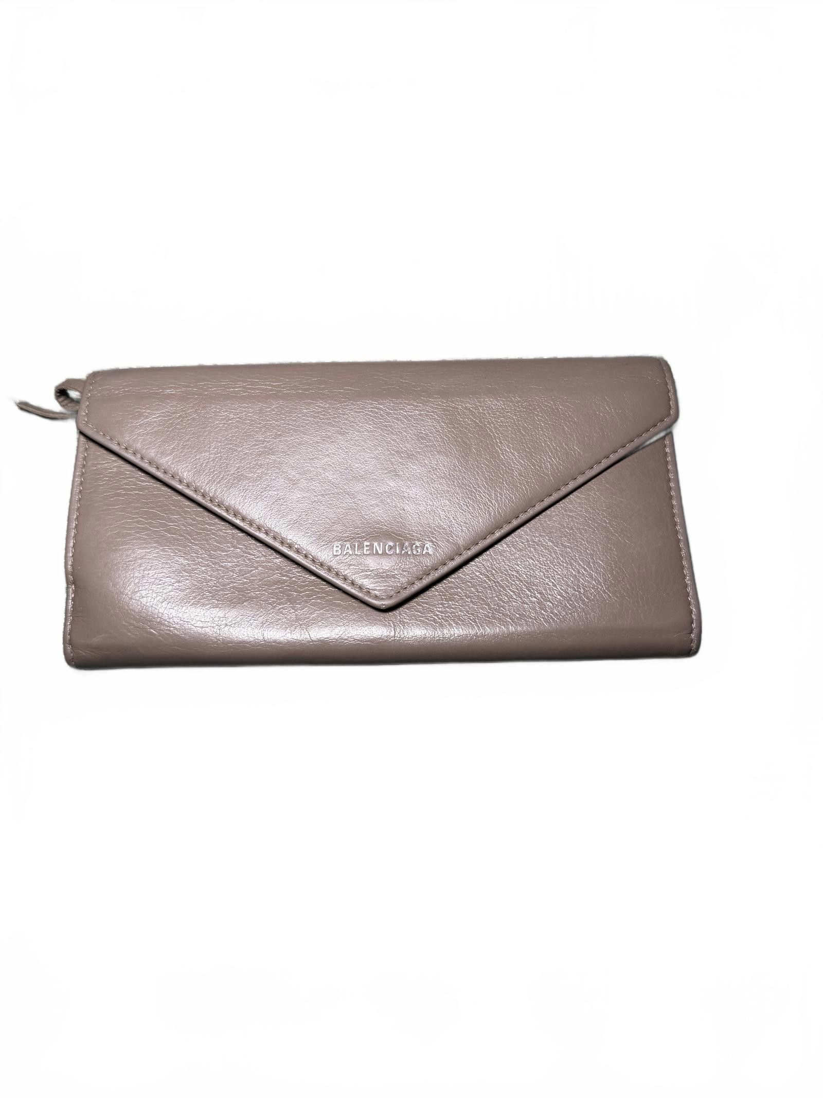 Balenciaga Stylish Balenciaga Leather Wallet in Taupe - With Dust Bag Size ONE SIZE - 2 Thumbnail