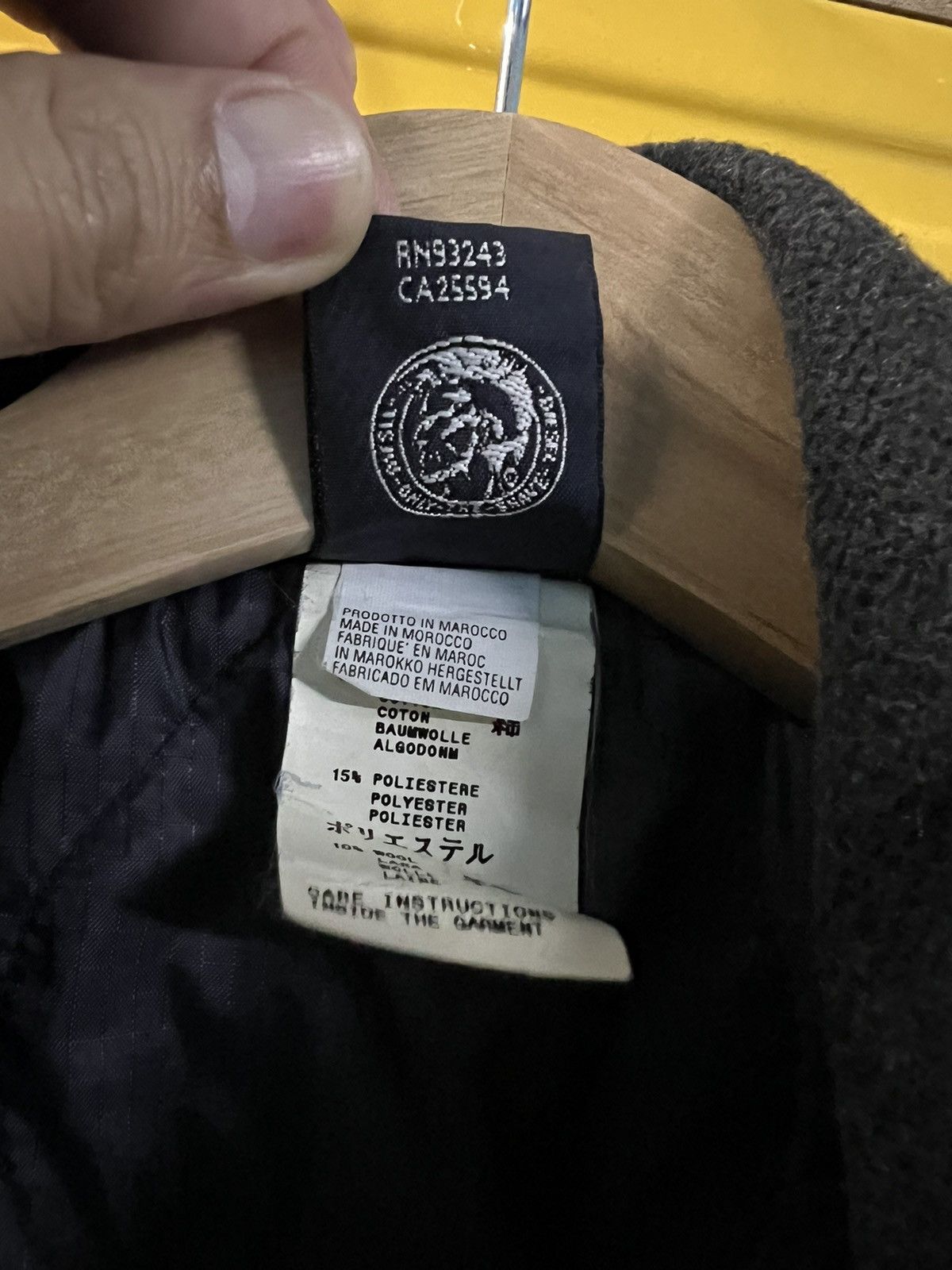 Diesel × Vintage 💥🔥 Vintage Diesel Wool Double Button Jacket Size US L / EU 52-54 / 3 - 8 Thumbnail
