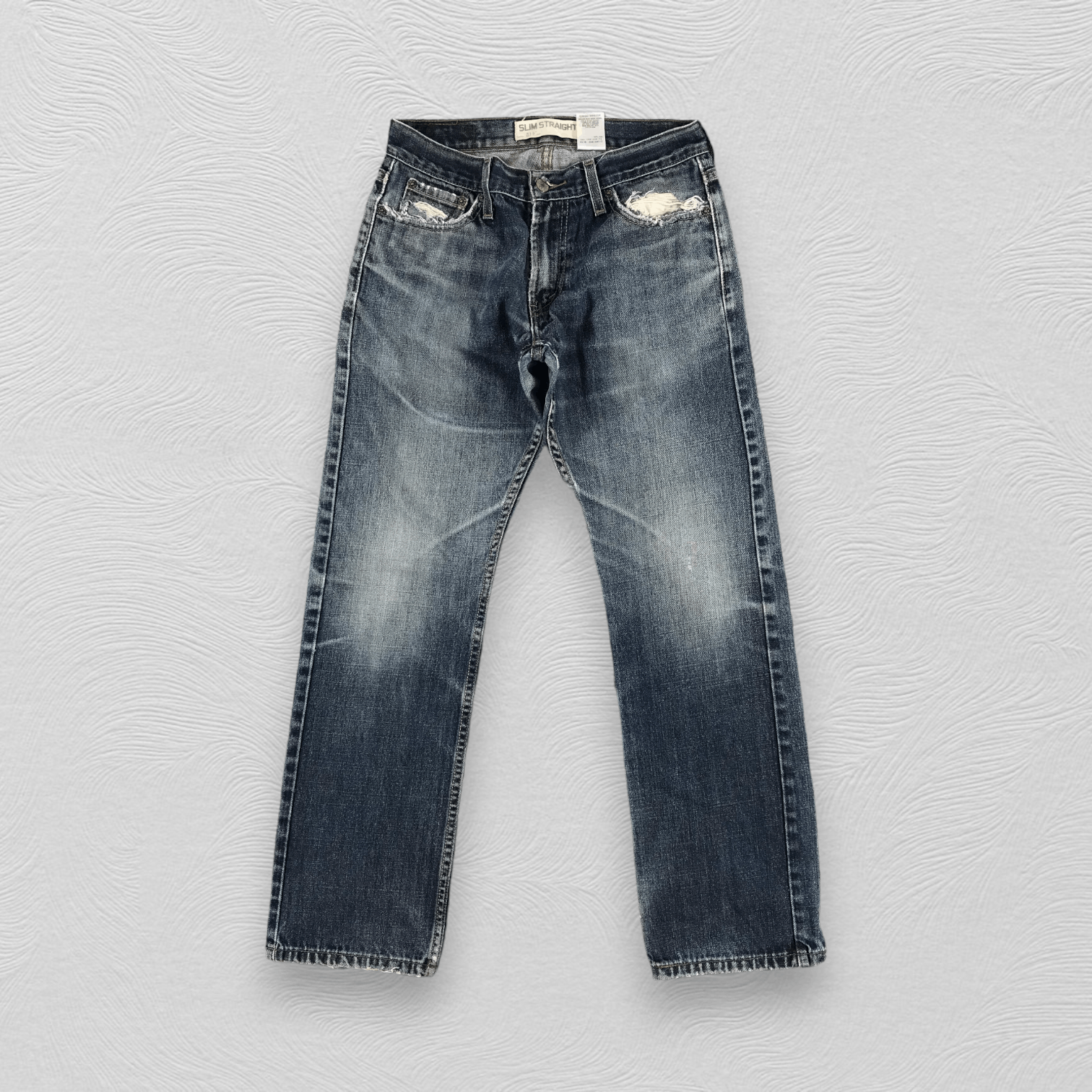 image of Levis 514 Jeans Blue Slim Straight Denim Kj593, Men's (Size 30)