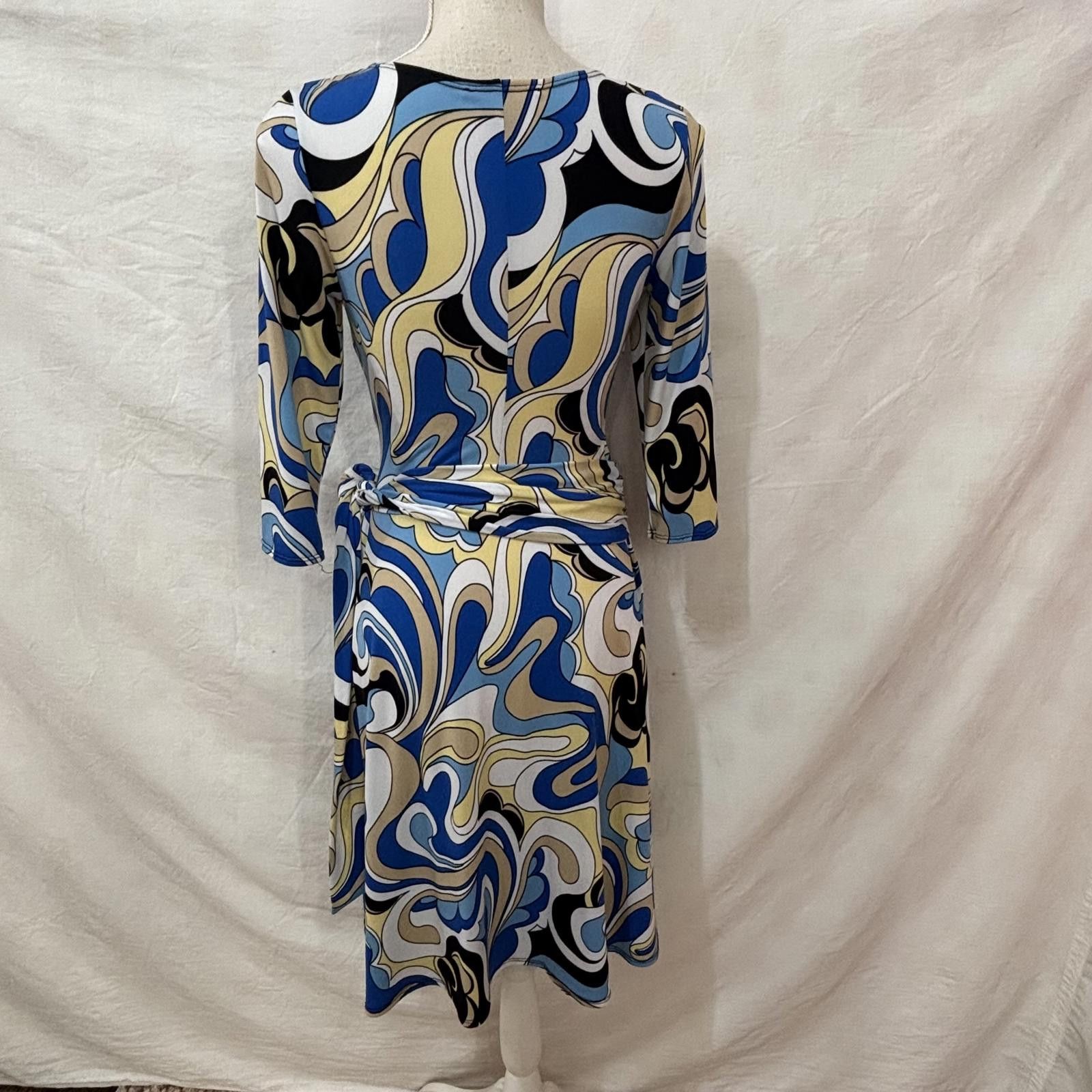Other Y2K psychedelic print midi dress sz small Size S / US 4 / IT 40 - 5 Thumbnail