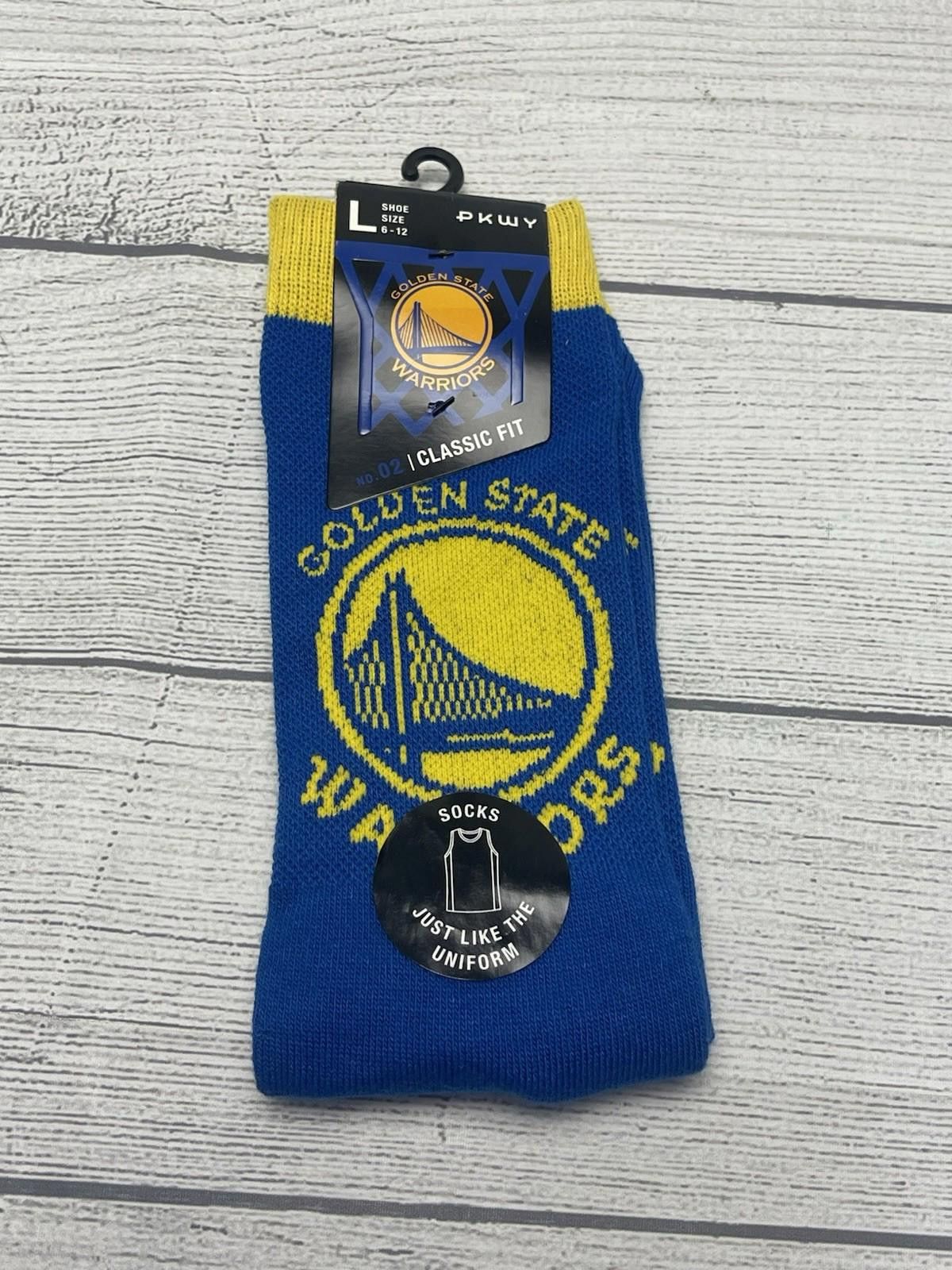 Other Golden State Warriors Socks Sz Large US Mens 6-12 Size ONE SIZE - 1 Thumbnail