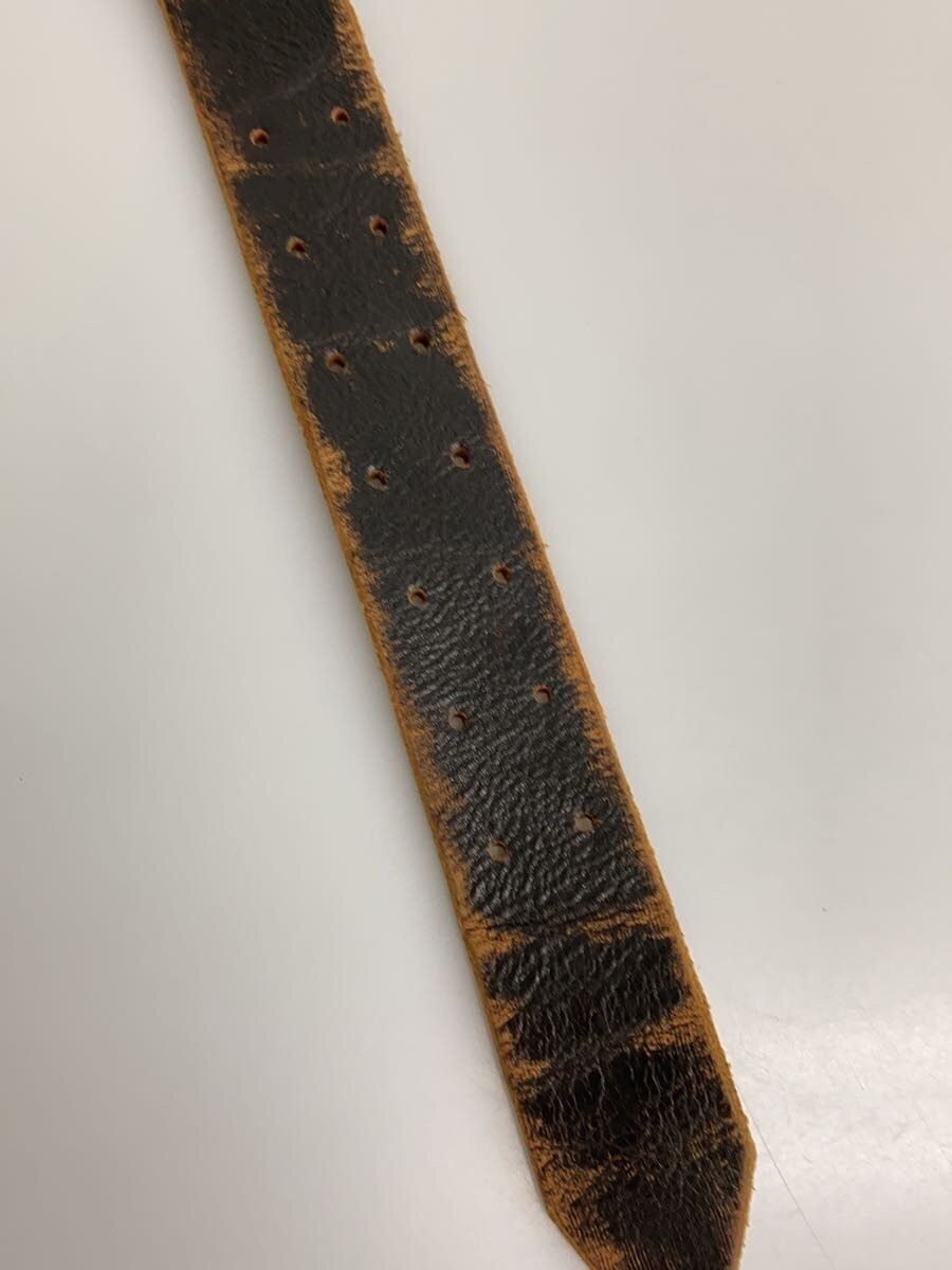 Number (N)ine Heart Buckle Perforated Leather Belt Size ONE SIZE - 4 Thumbnail