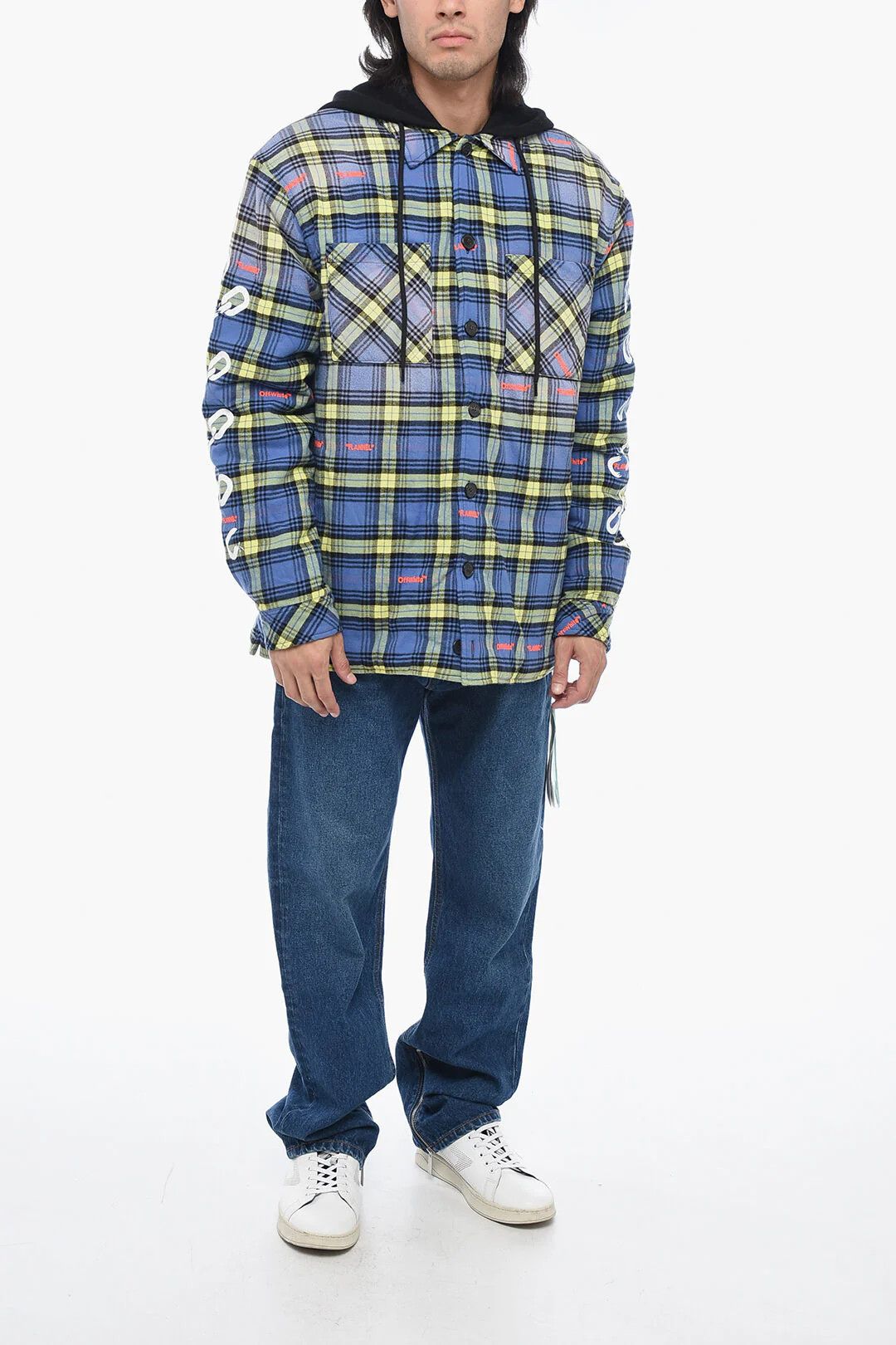 Off-White og1mm0426 Flannel Jacket in Multicolor Size US XL / EU 56 / 4 - 4 Thumbnail
