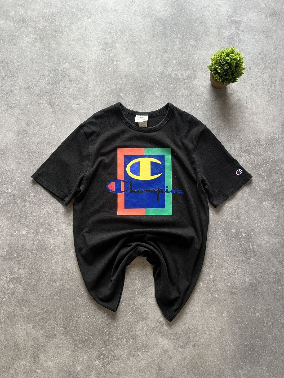 Champion Vintage Champion Heritage Athletic Apparel T-shirt 90s USA Size US L / EU 52-54 / 3 - 1 Thumbnail