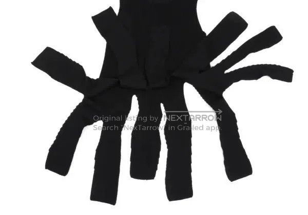 Comme des Garcons Comme Des Garcons Black Retro Torn Knit Top Size XS / US 0-2 / IT 36-38 - 6 Thumbnail