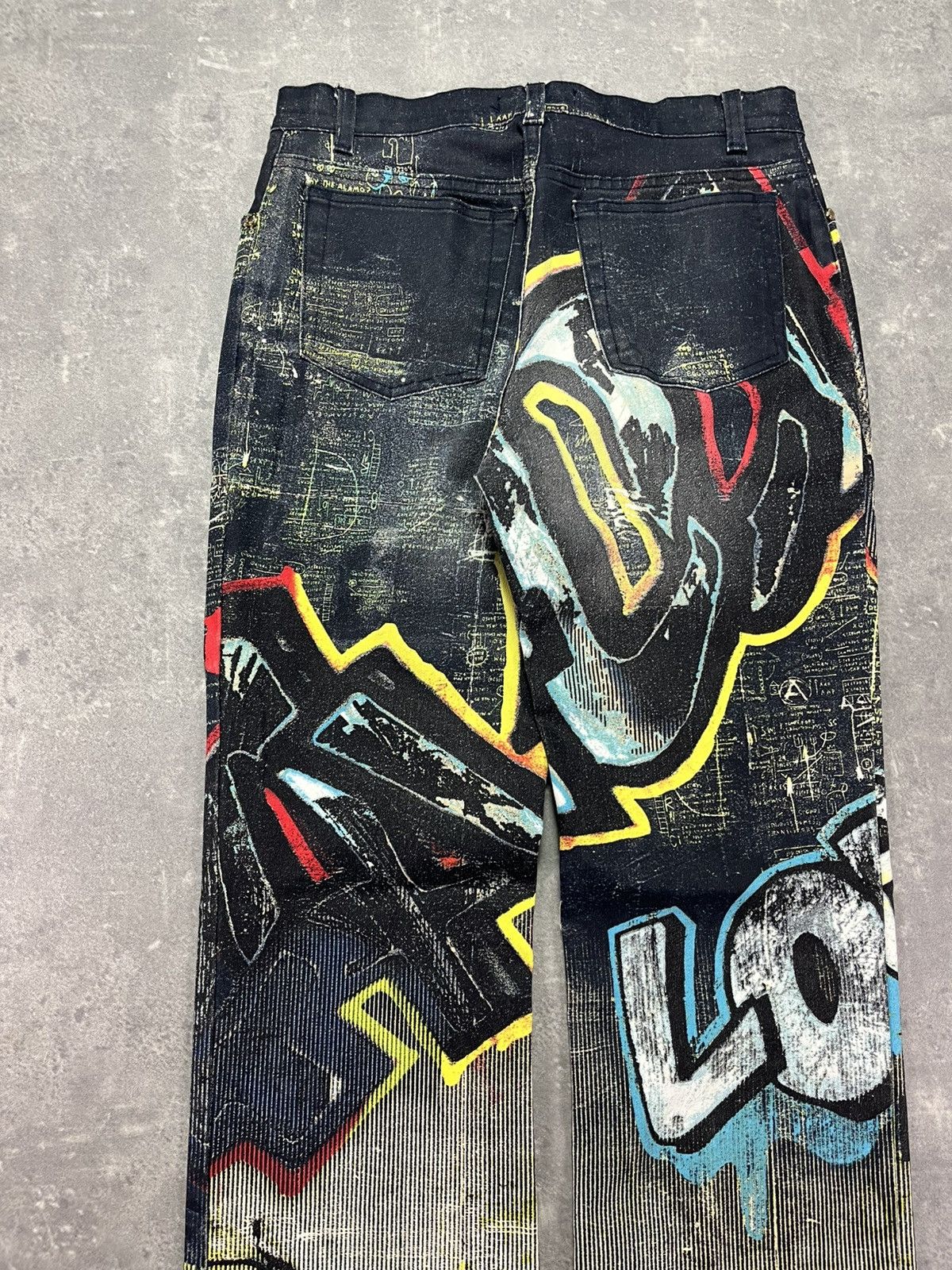 Roberto Cavalli Roberto Cavalli Grafitti Art Style AOP Flared Jeans M L Size 28" / US 6 / IT 42 - 13 Thumbnail