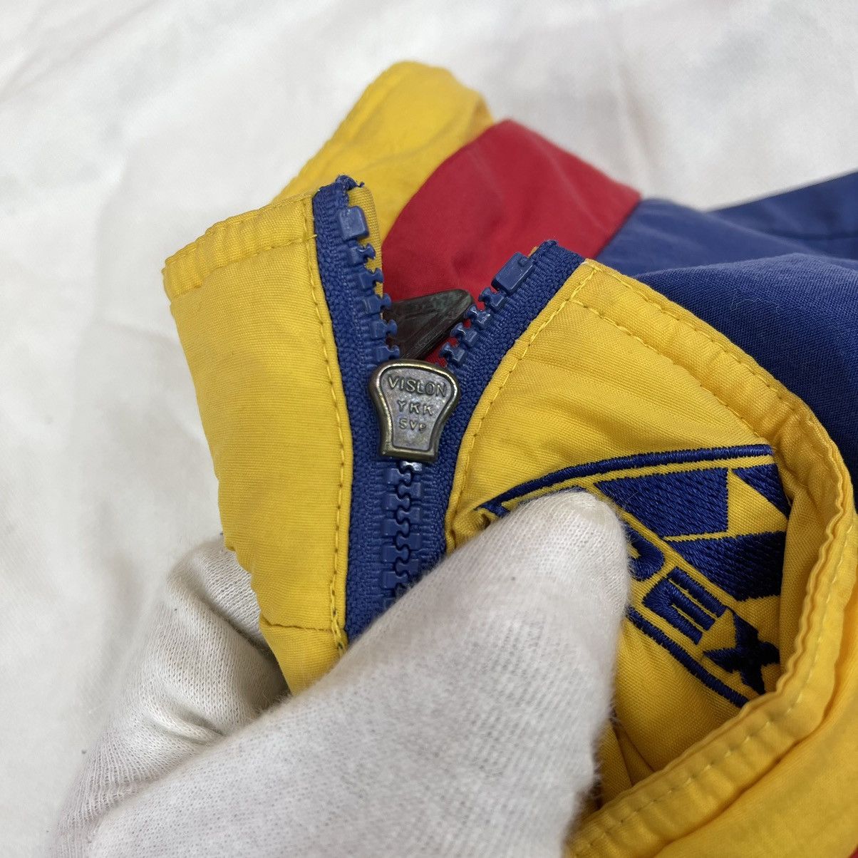 Apex 90s Vintage ST. LOUIS BLUE by APEX Bomber Jacket #1870/08 Size US XL / EU 56 / 4 - 8 Thumbnail