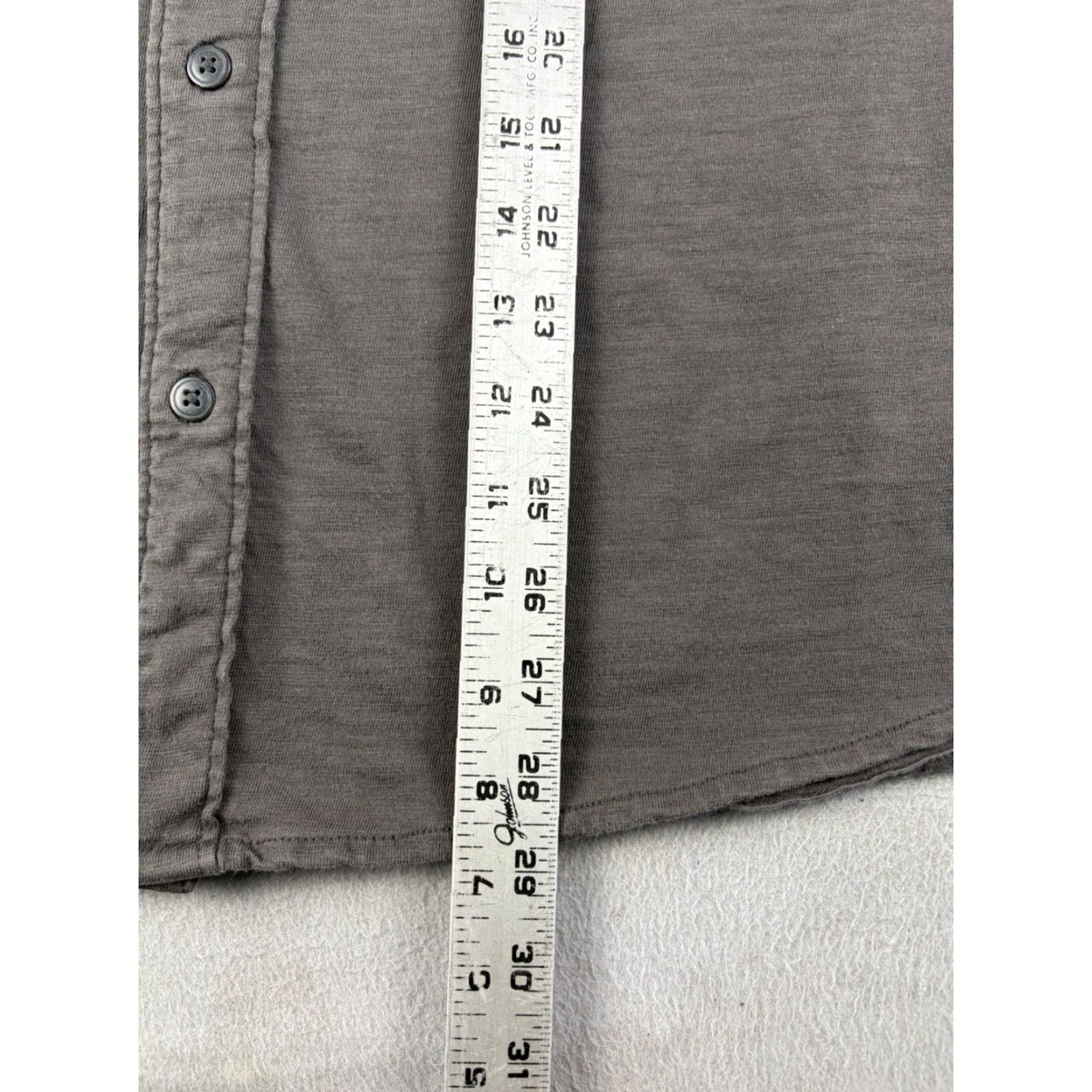 Faherty Faherty Shirt Men’s Medium Green Gray Button-Up Long Sleeve Organic Cotton Size US M / EU 48-50 / 2 - 7 Thumbnail