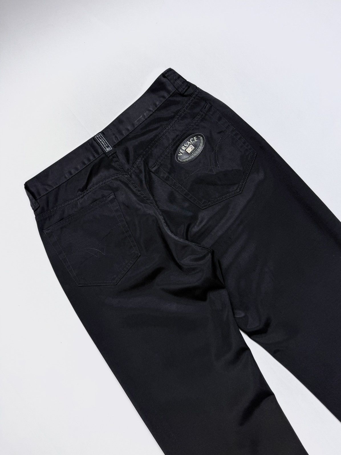 Versace Versace V2 Classic Cotton Nylon Blend Straight Pants Size US 30 / EU 46 - 12 Thumbnail