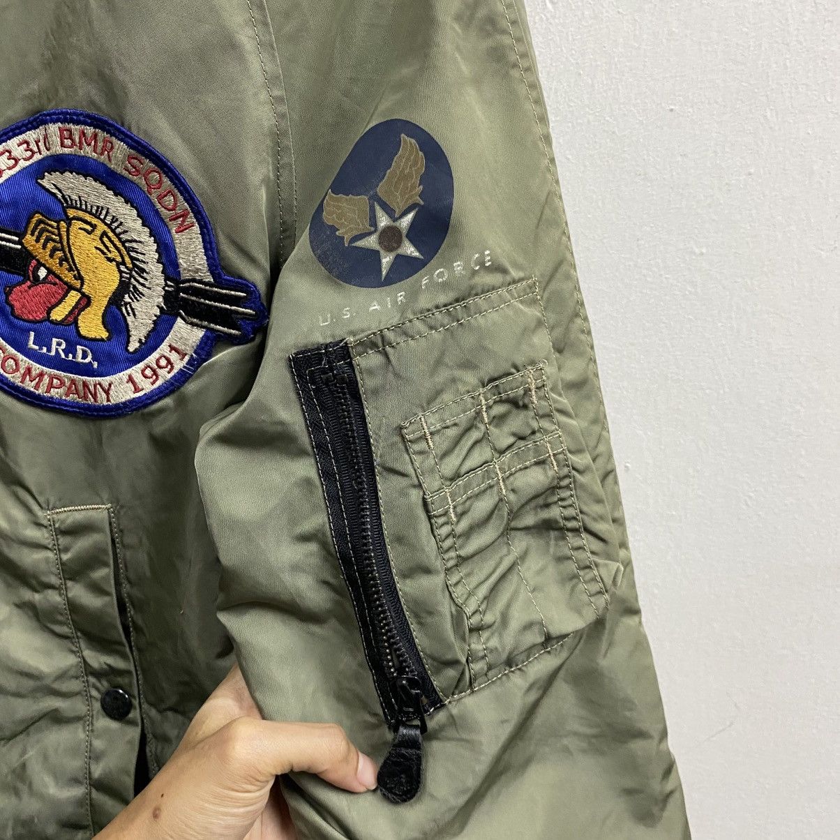 Tedman Tedman (Ted Company) MA-1 flight jacket with patches Size US M / EU 48-50 / 2 - 10 Thumbnail