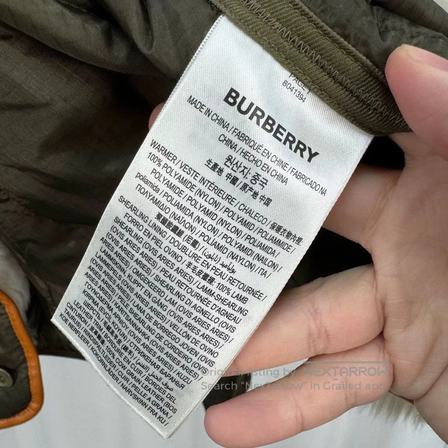 Burberry burberry military green padded cotton coat. Size US XXS / EU 40 - 7 Thumbnail