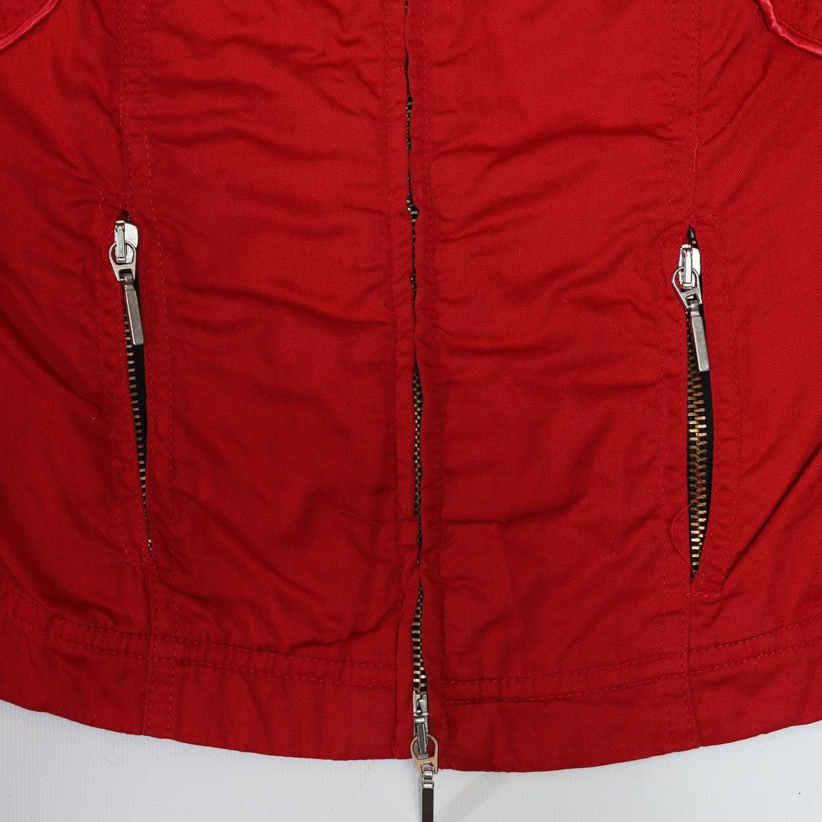 plein sud Plein Sud Jeans Vintage Red Sport Jacket Fishnet Size S / US 4 / IT 40 - 12 Thumbnail