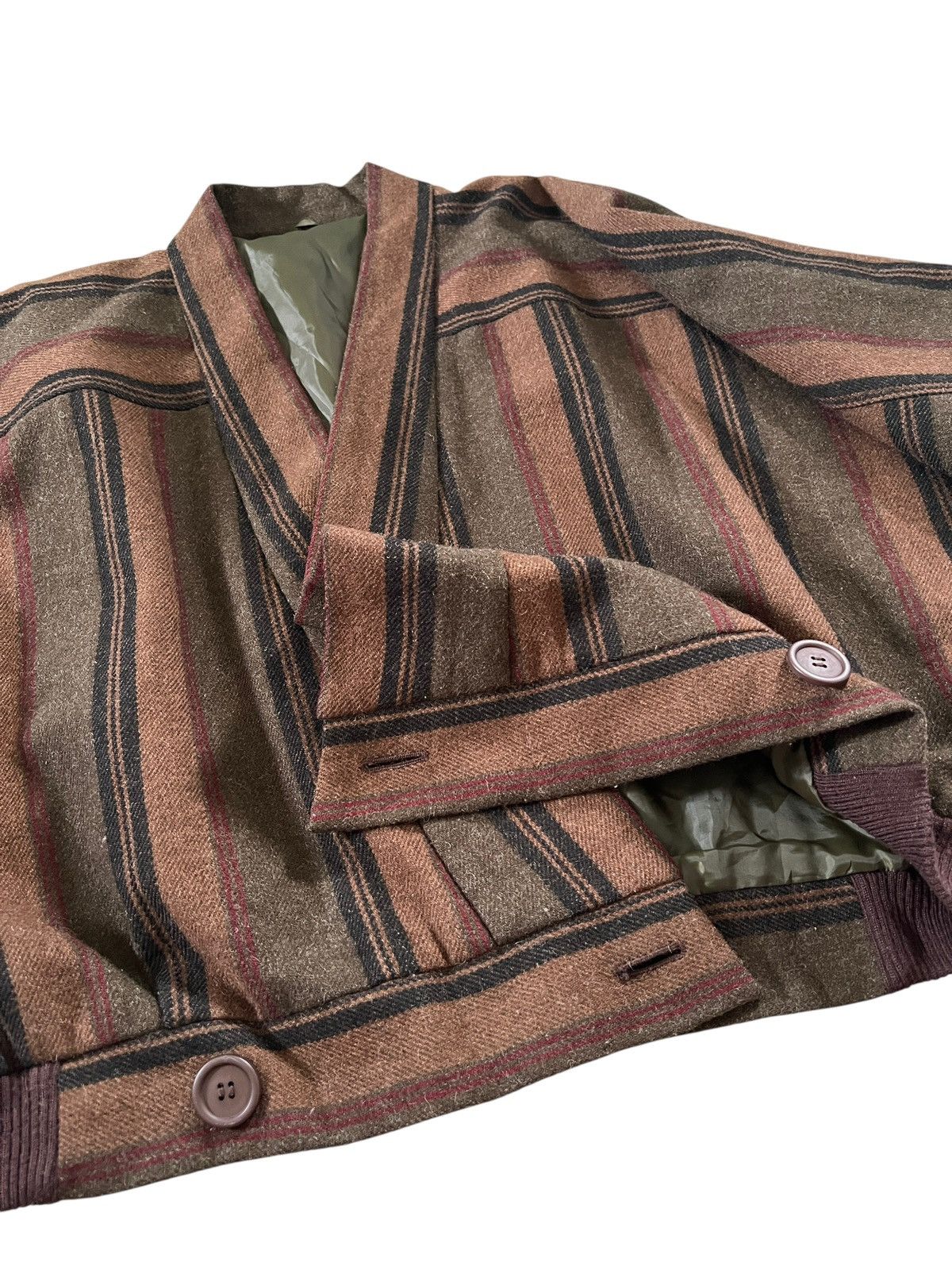 Other × Vintage 1980s Wool Bat Wing Jacket Issey Miyake Inspired Size US M / EU 48-50 / 2 - 12 Thumbnail