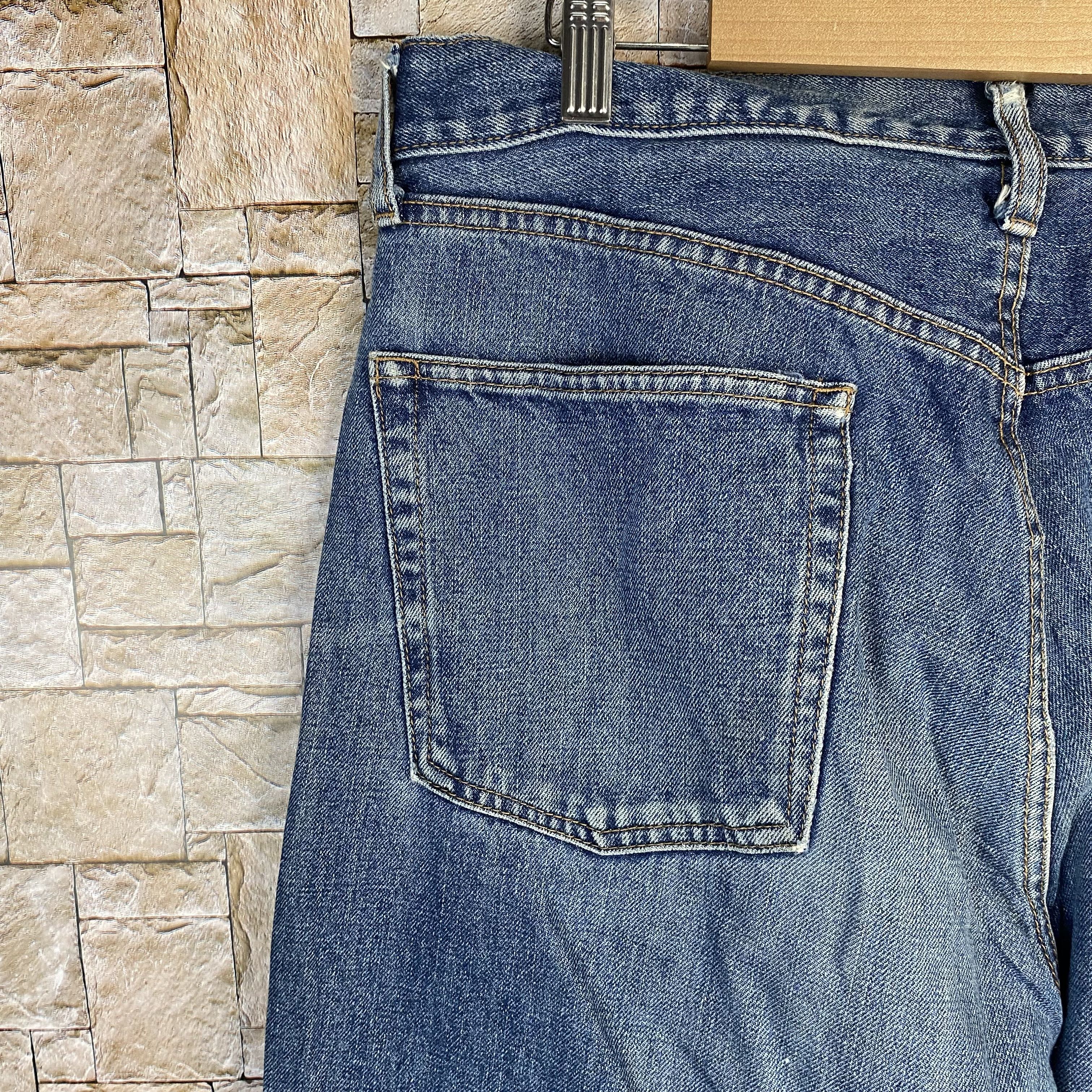 Vintage Japan vintage Blue Denim Pants #7589 Size US 34 / EU 50 - 15 Thumbnail