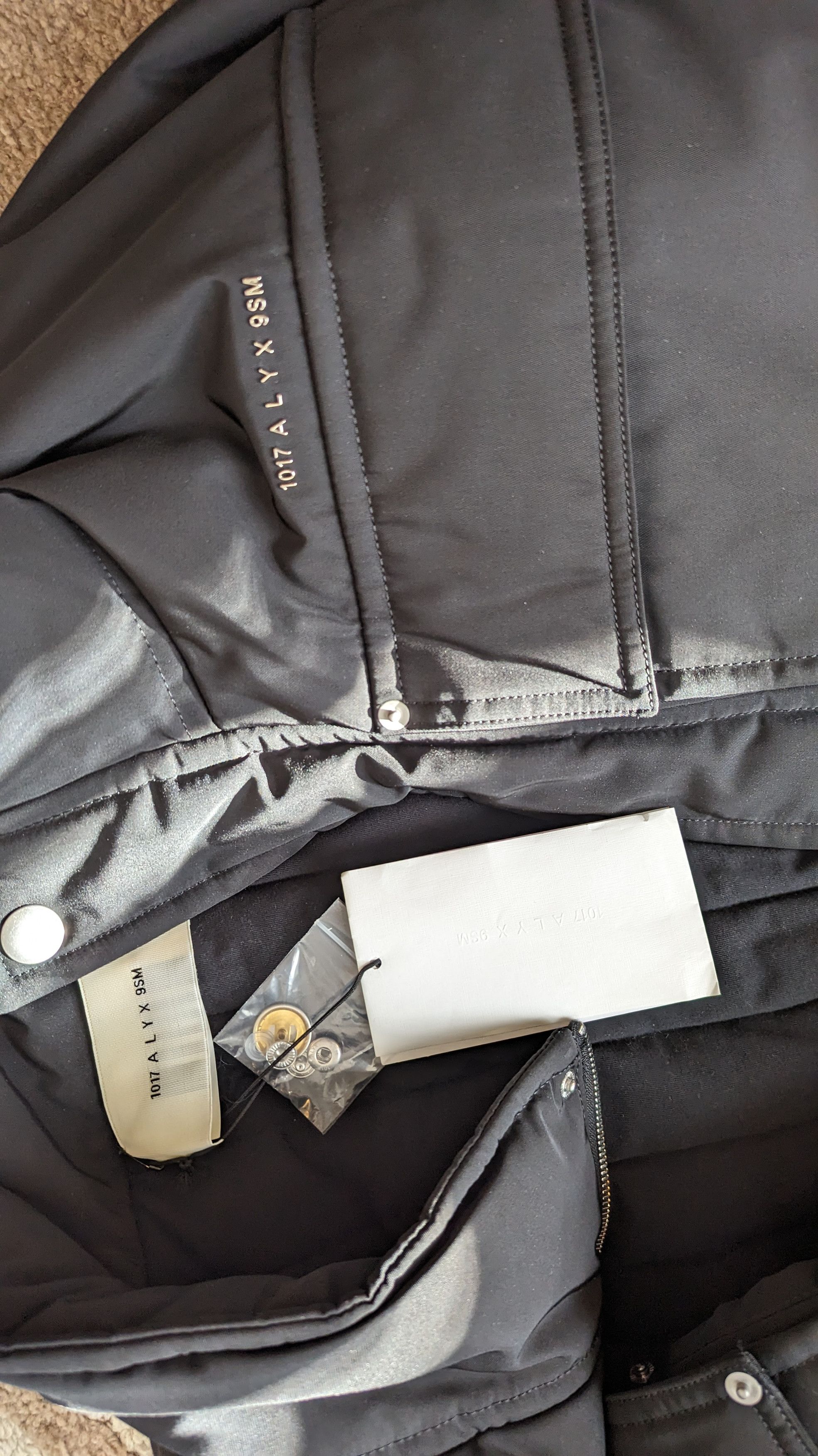 1017 ALYX 9SM Funnel Neck Padded Coat